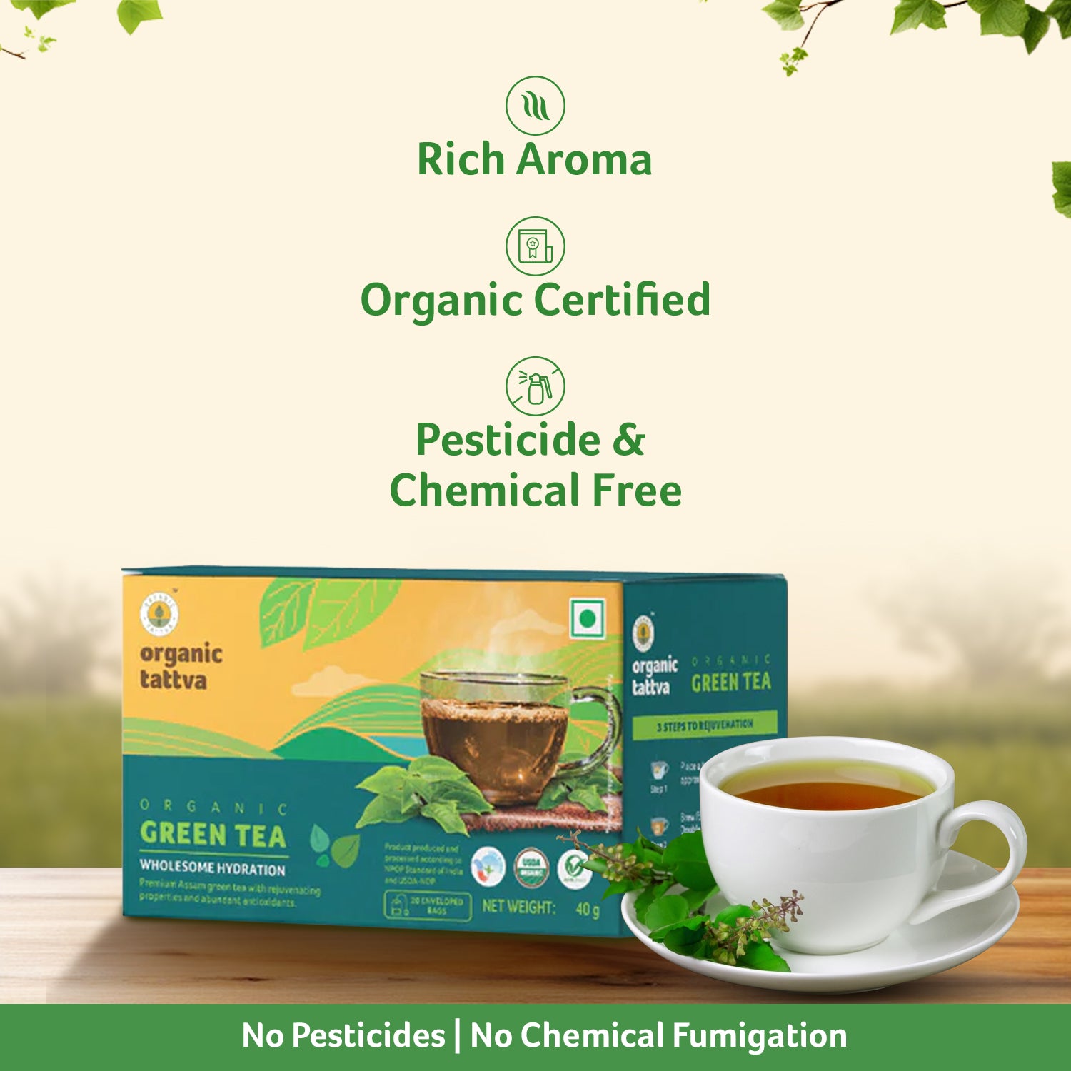 Organic Green Tea (20 teabags)