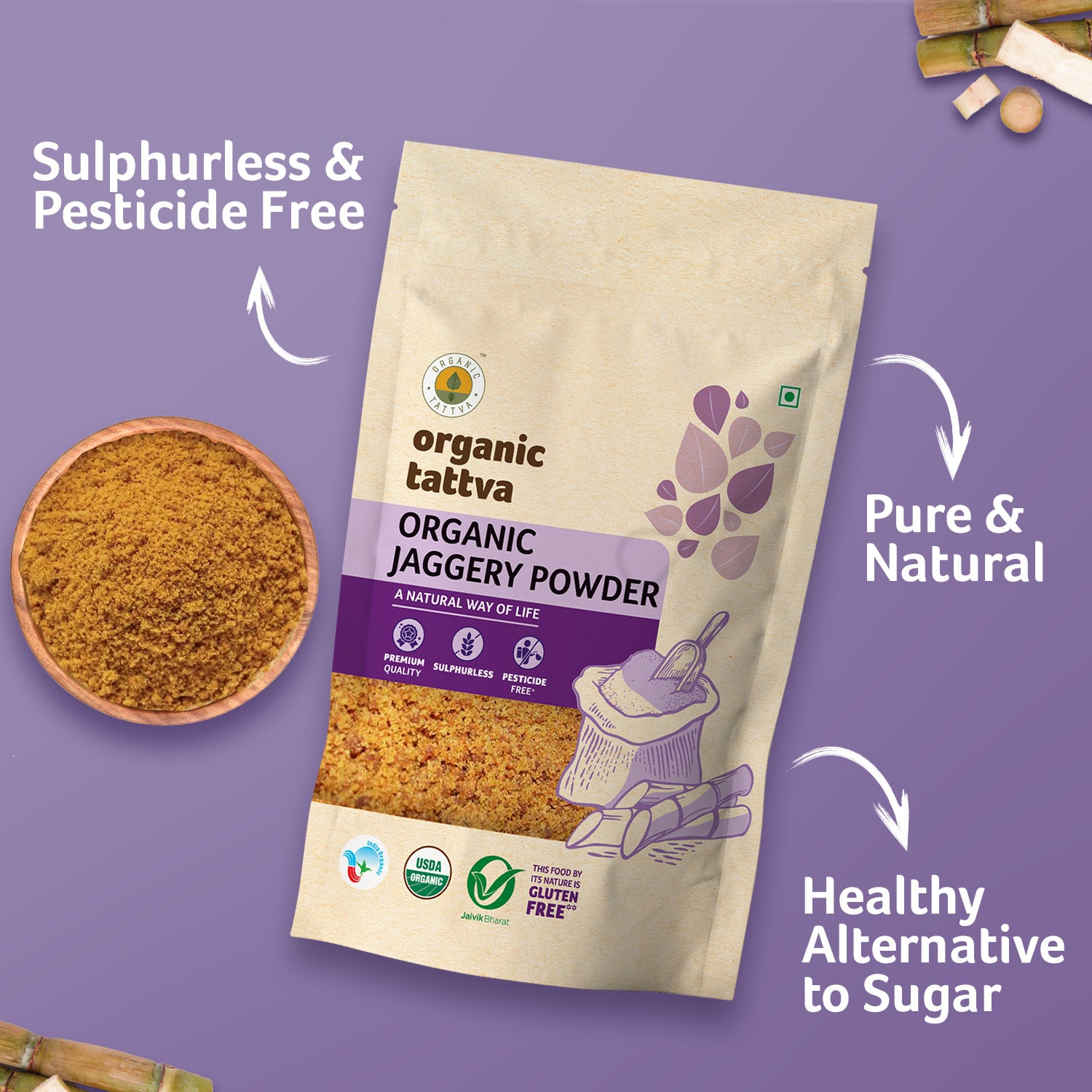 Organic Jaggery Powder