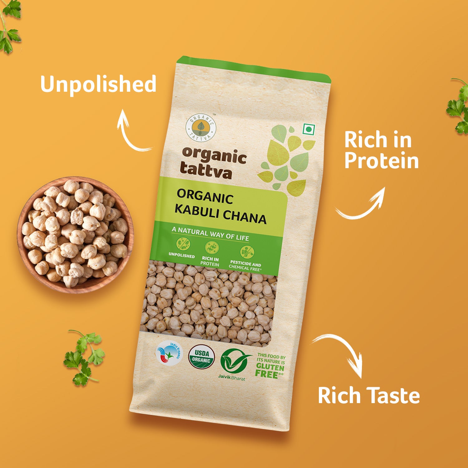 Organic Kabuli Chana