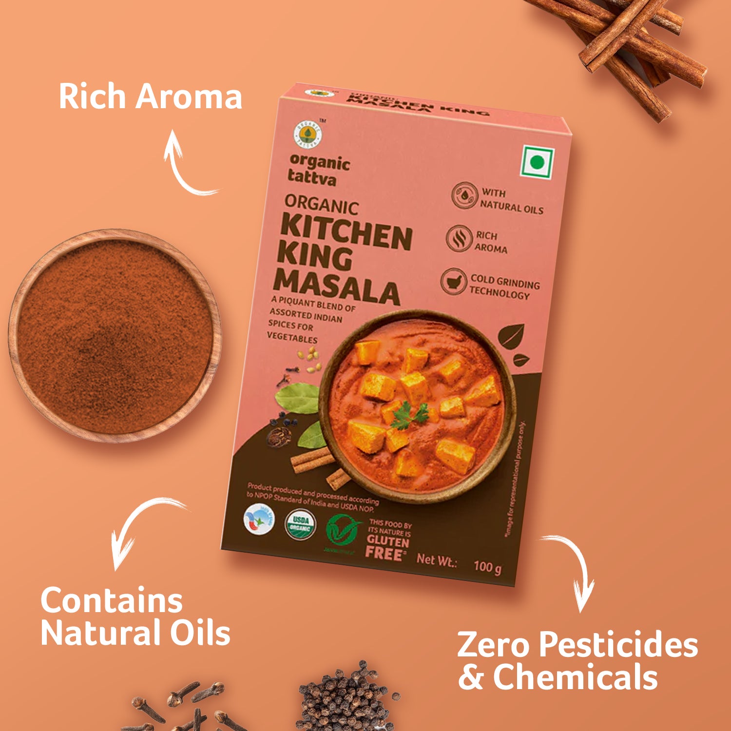 Organic Kitchen King Masala