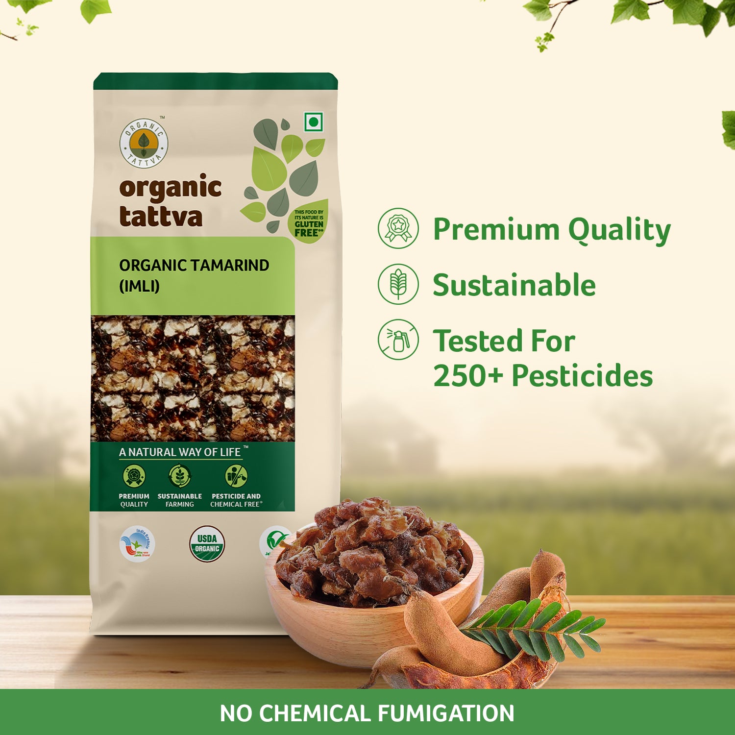 Organic Tamarind Whole