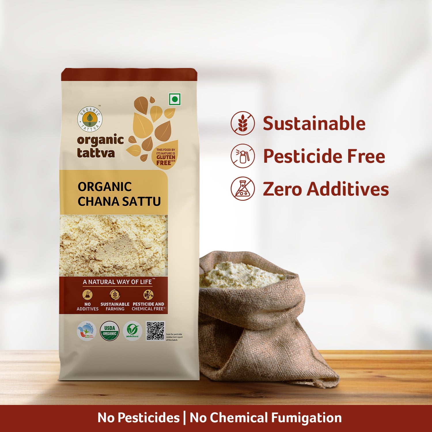 Organic Chana Sattu