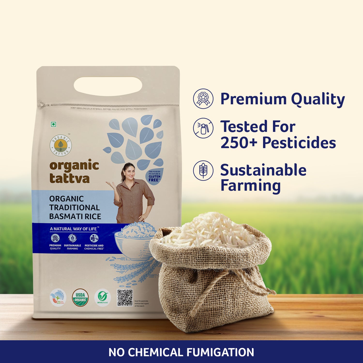 Organic Traditional Basmati Rice