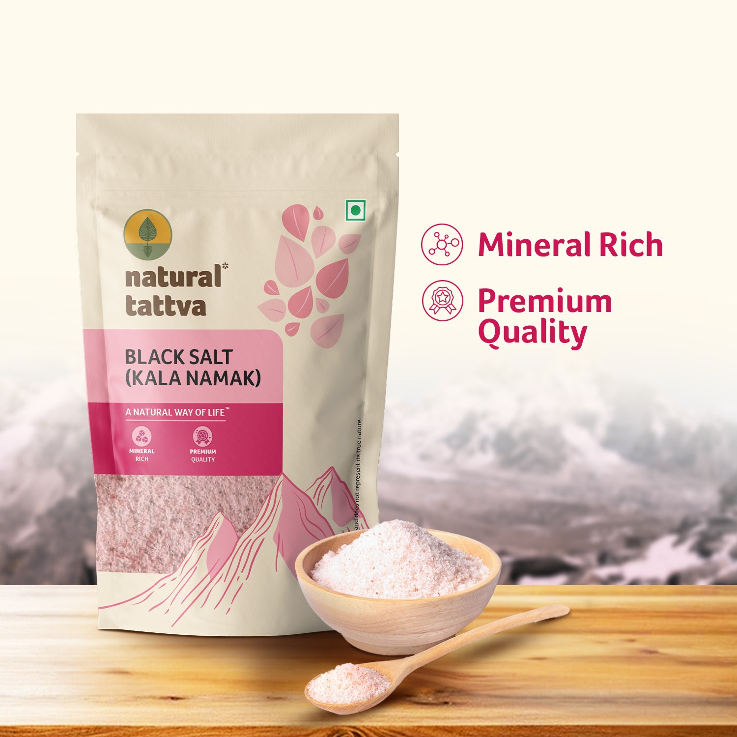 NATURAL TATTVA Black Salt
