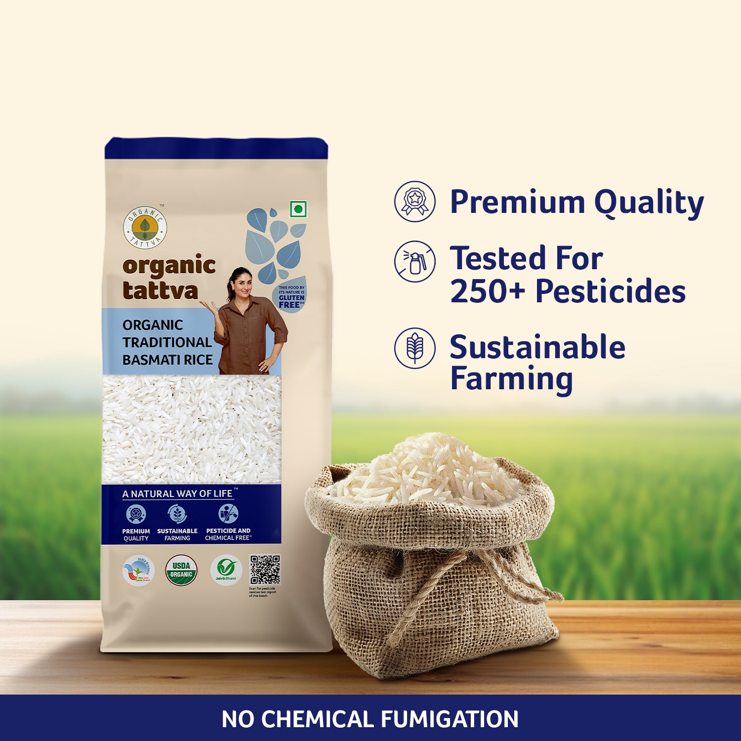 Organic Traditional Basmati Rice