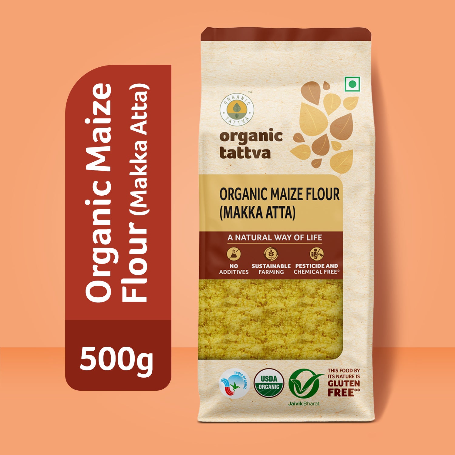 Organic Maize Flour (Makka Atta)