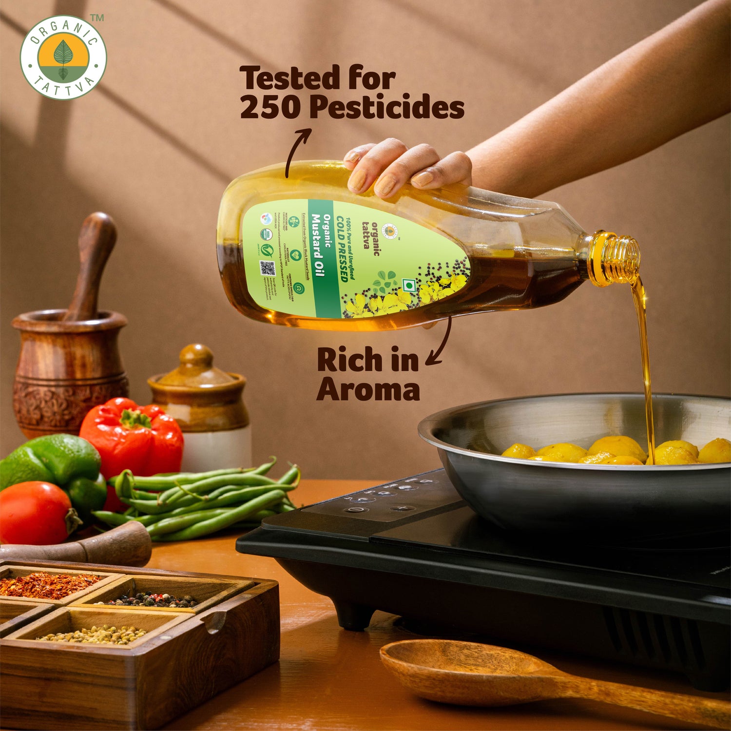 Organic Cold Pressed Mustard Oil