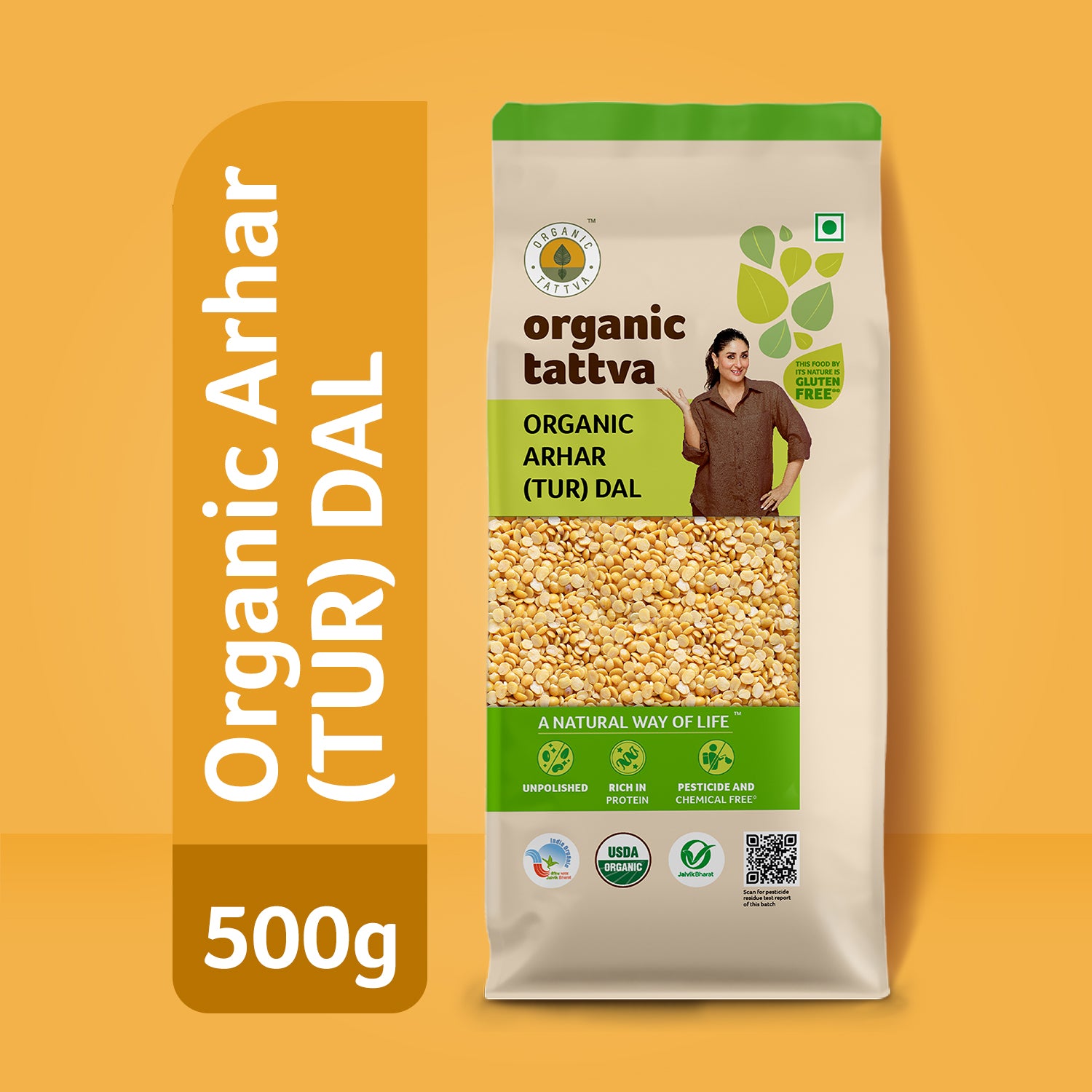 Organic Arhar (Tur) Dal