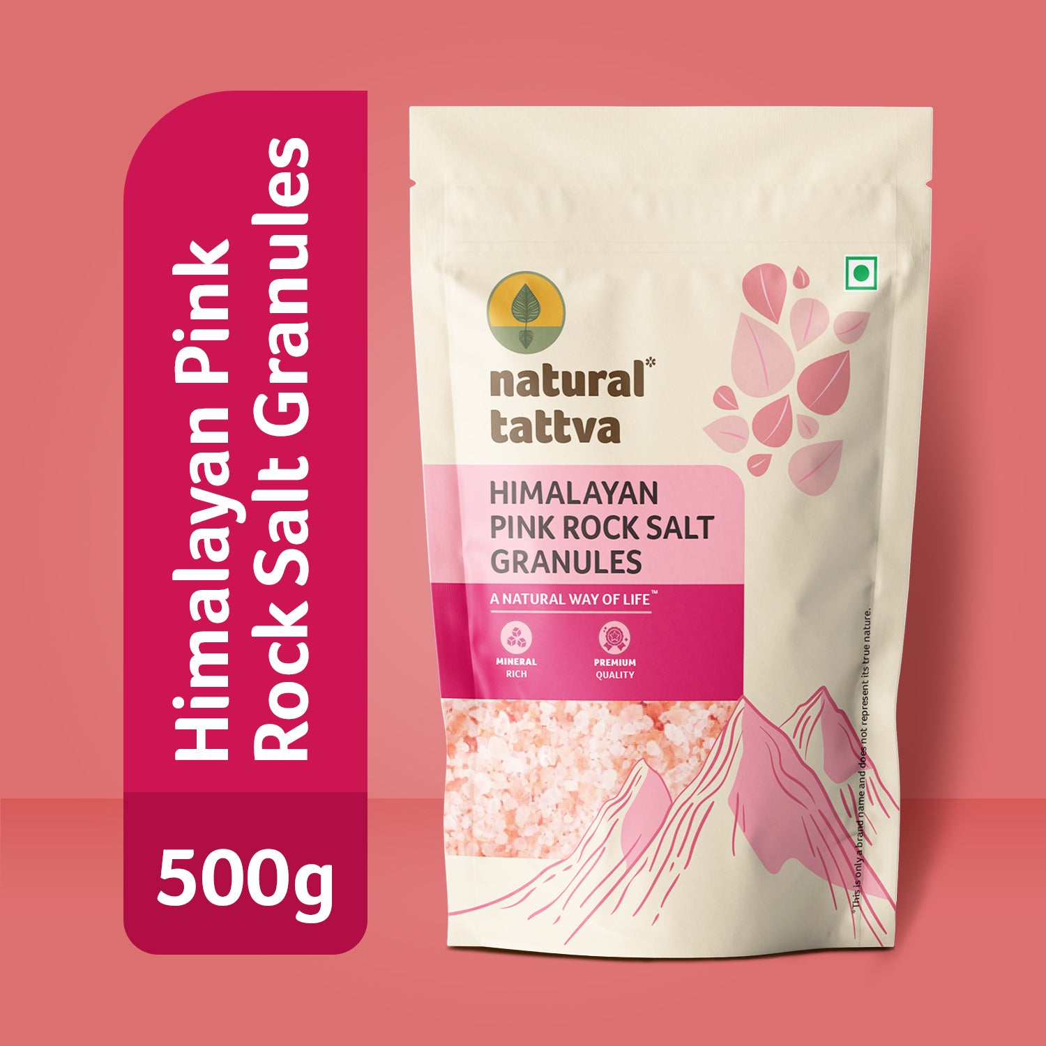 NATURAL TATTVA Himalayan Pink Salt Granules