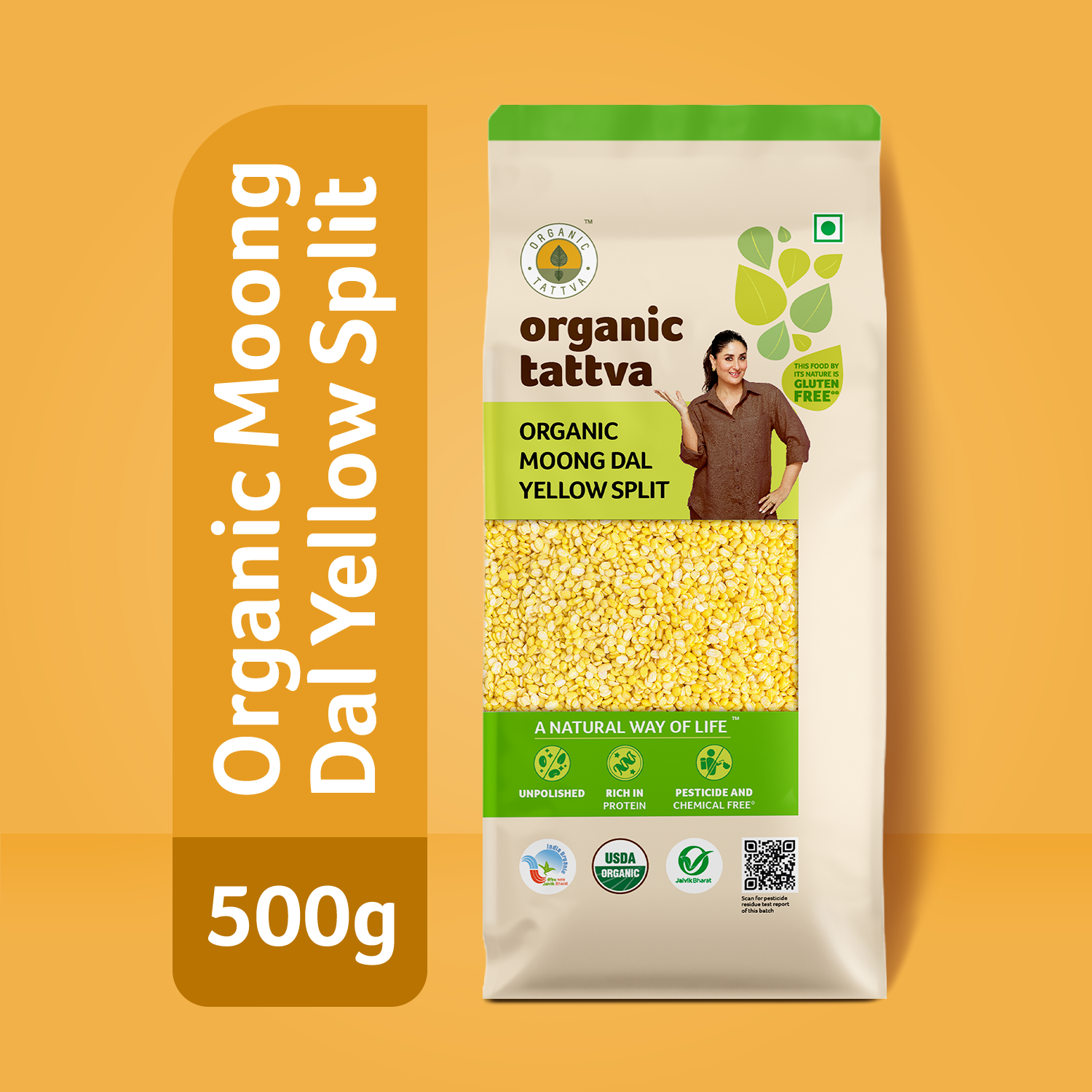 Organic Moong Dal Yellow Split