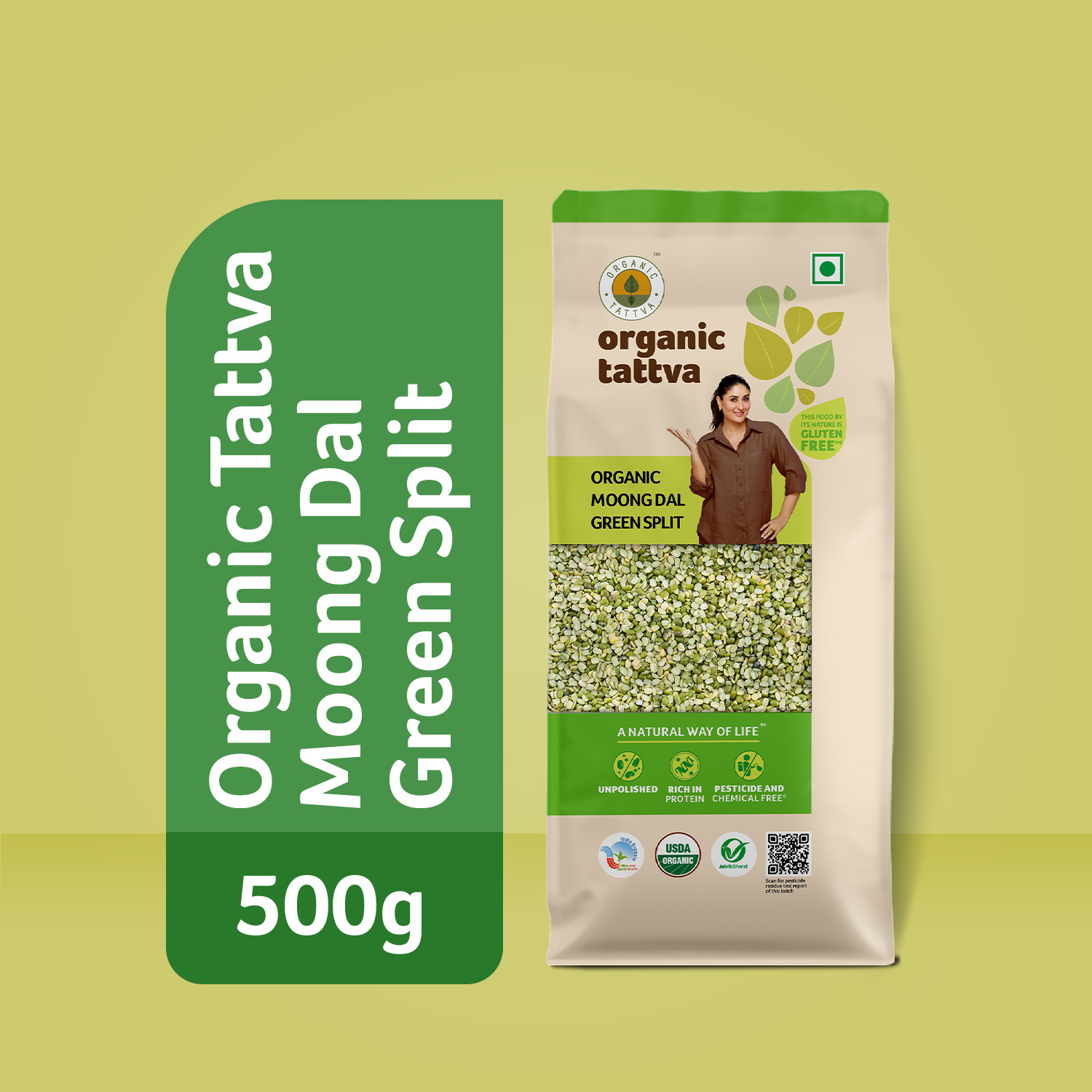 Organic Moong Dal Green Split