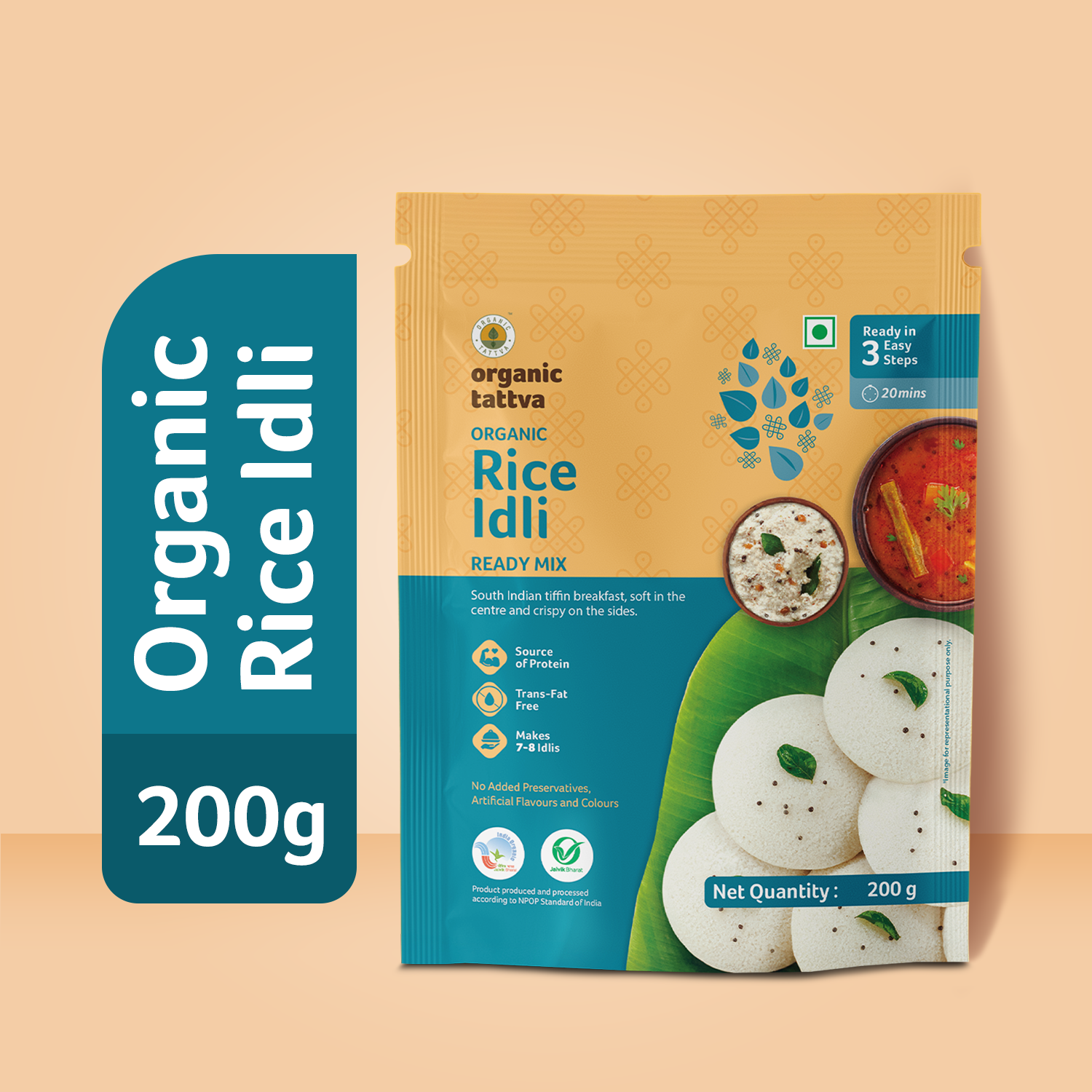 Organic Rice Idli Ready Mix