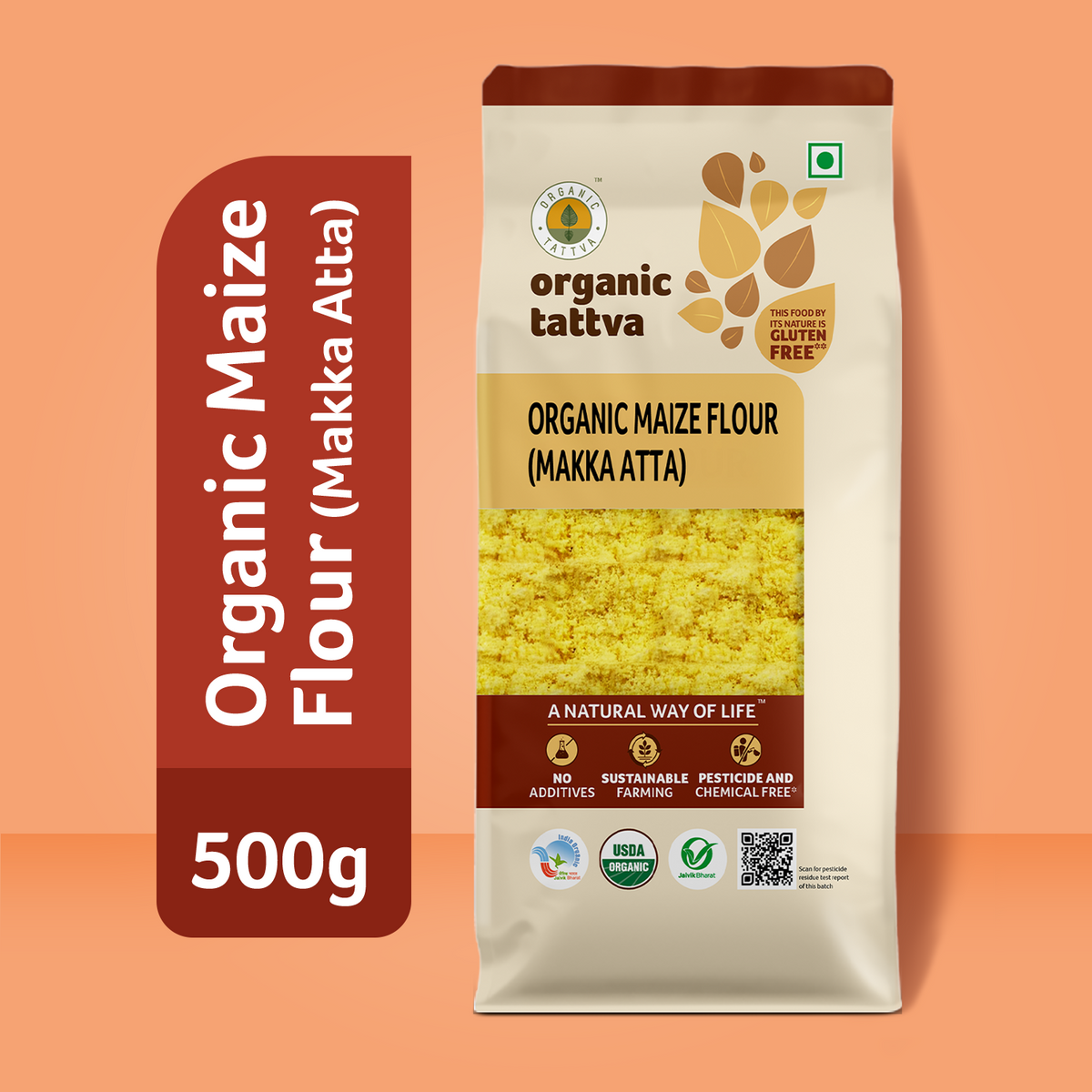 Organic Maize Flour (Makka Atta)
