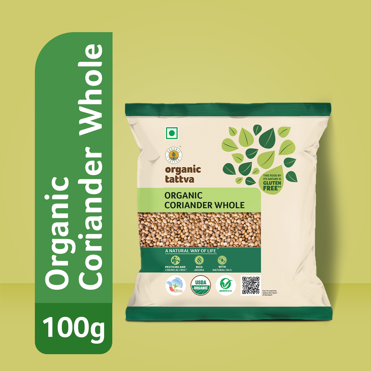Organic Coriander Whole