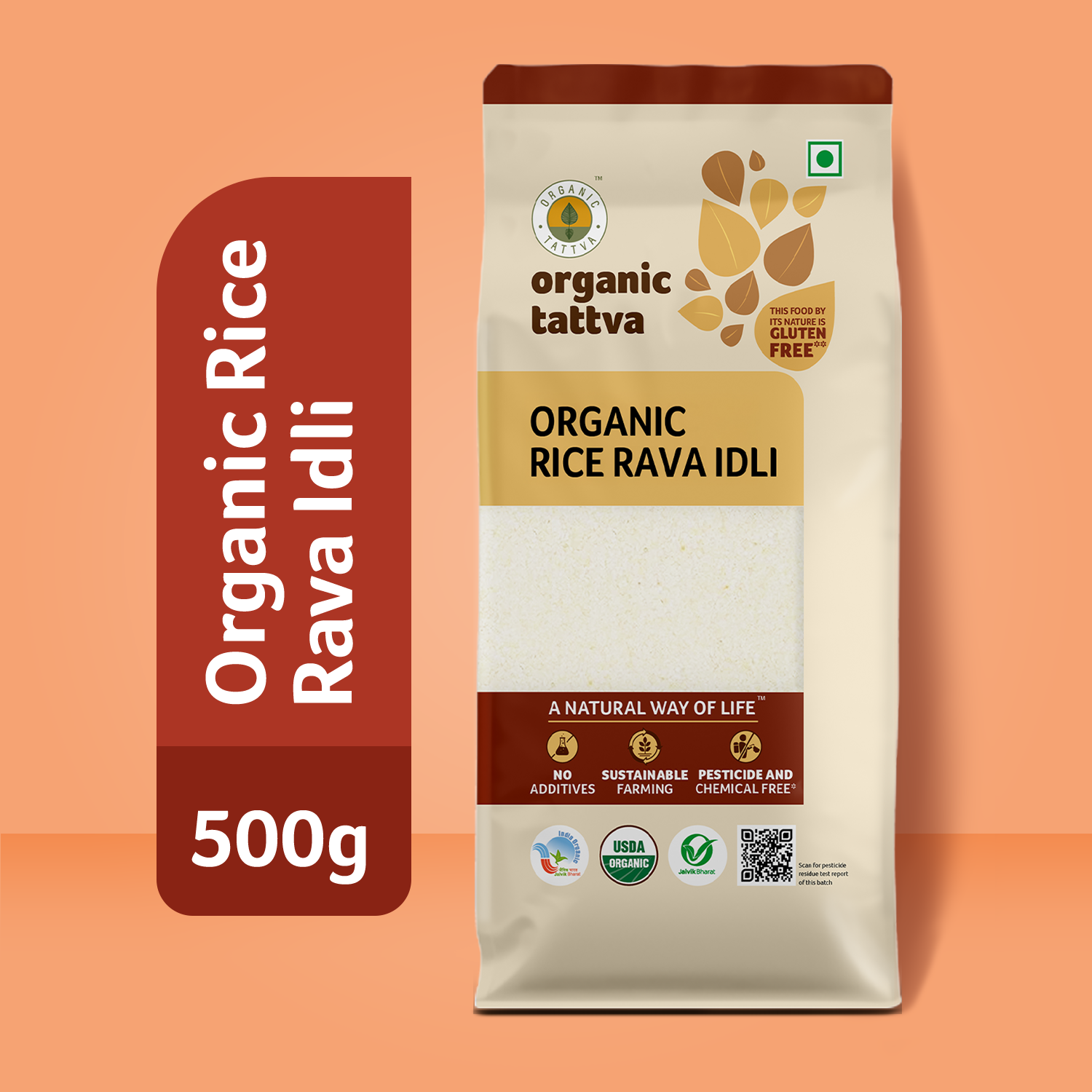 Organic Rice Rava Idli