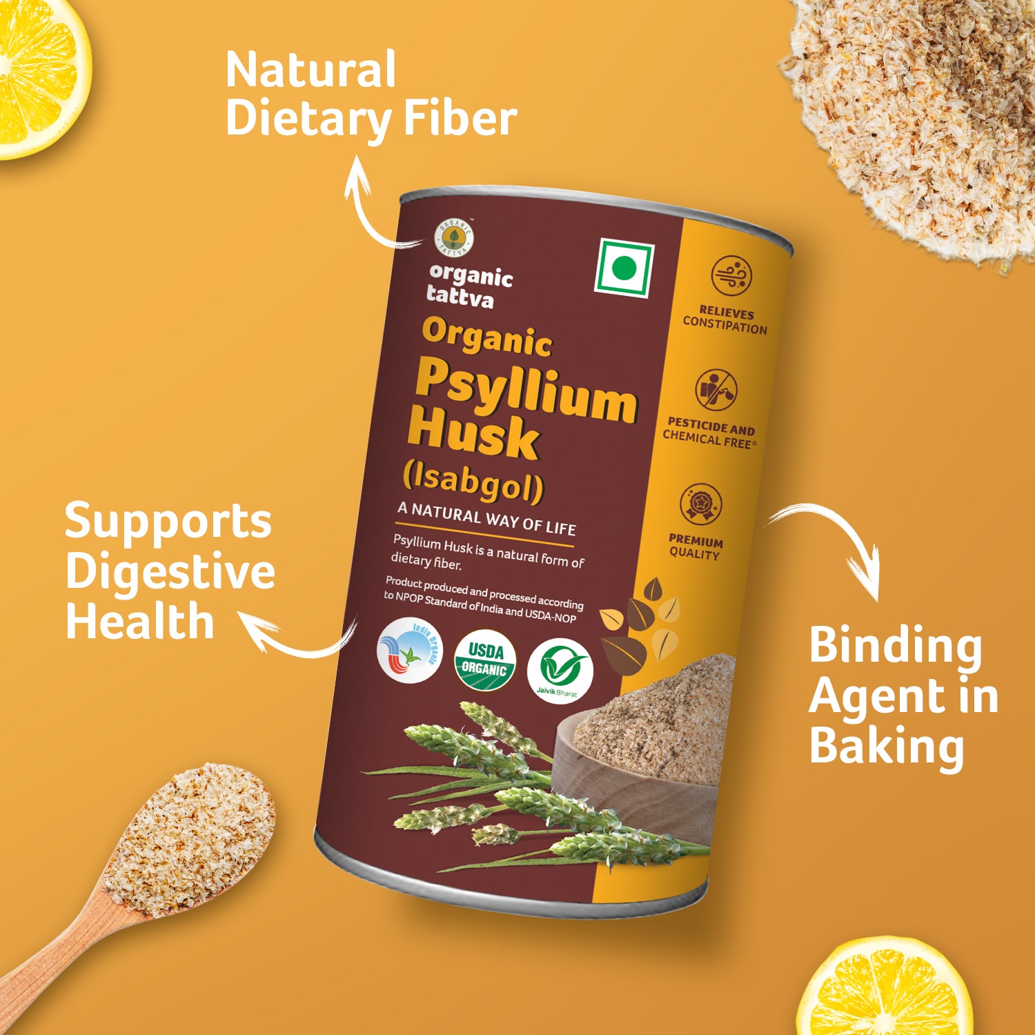 Organic Psyllium Husk