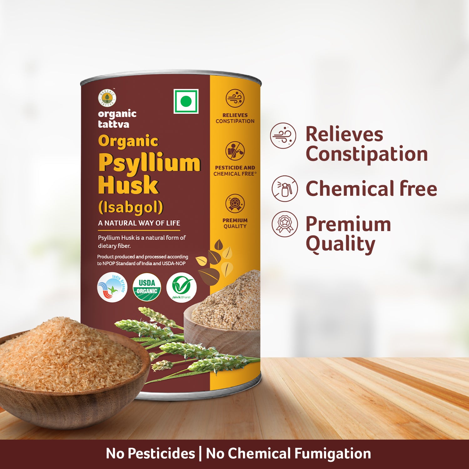 Organic Psyllium Husk