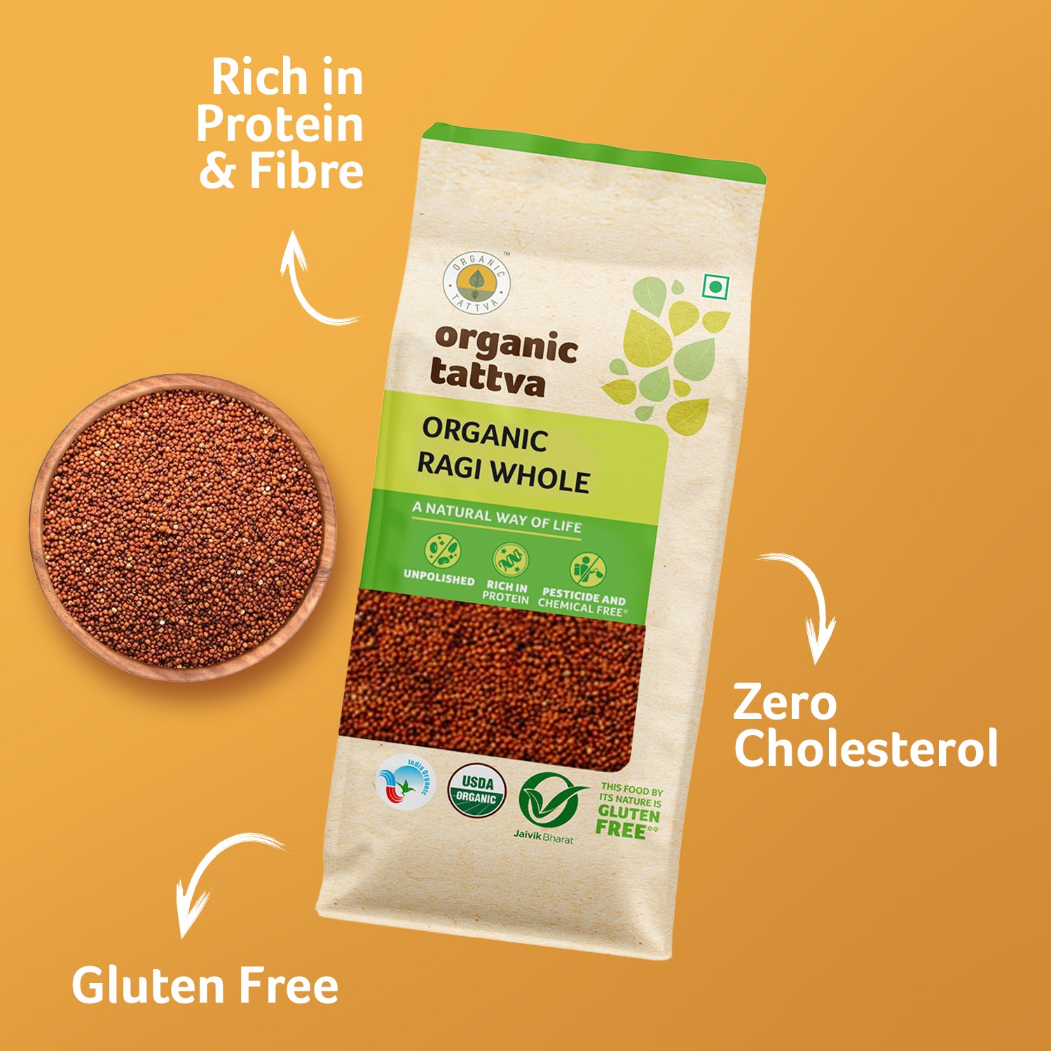 Organic Ragi Whole
