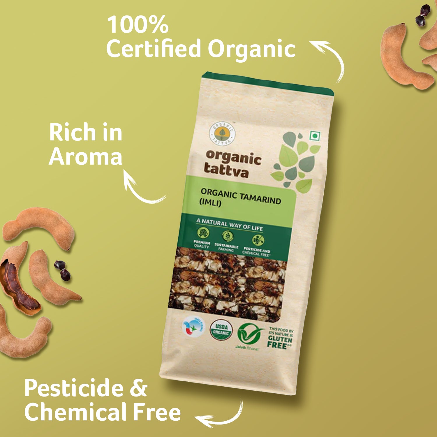 Organic Tamarind Whole