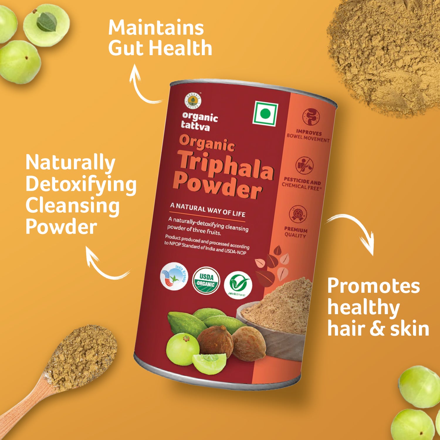 Organic Triphala powder