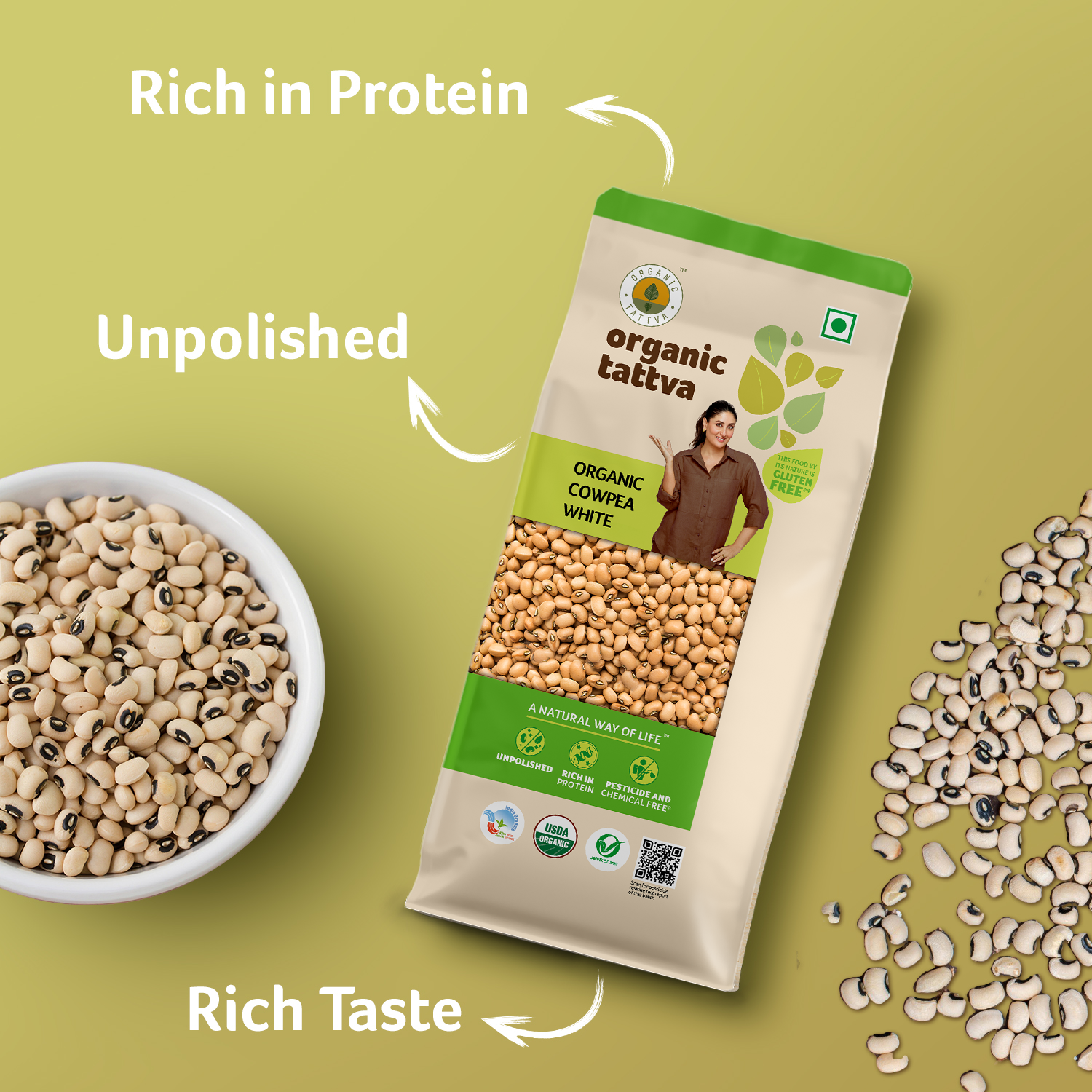 Organic Cowpea White