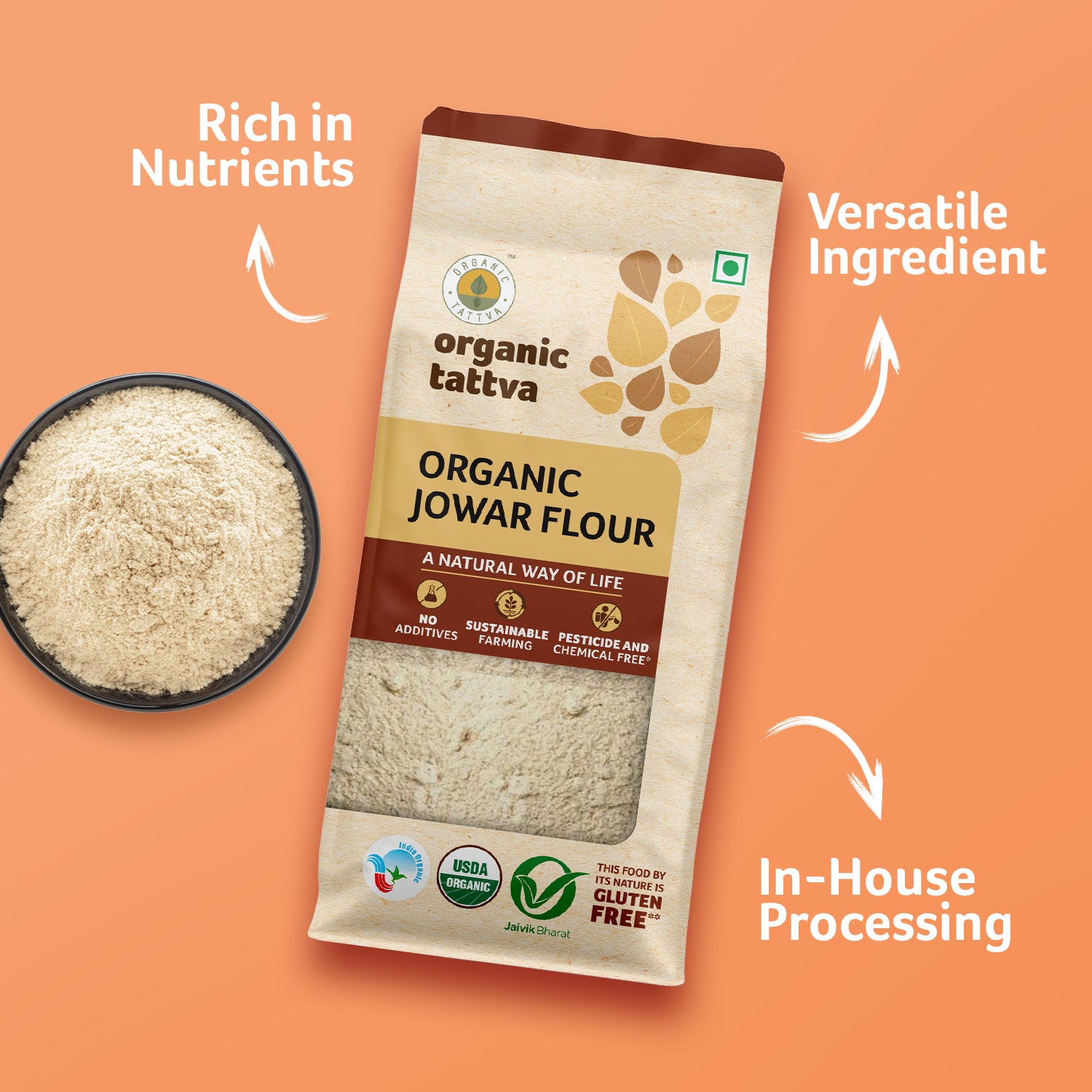 Organic Jowar Flour