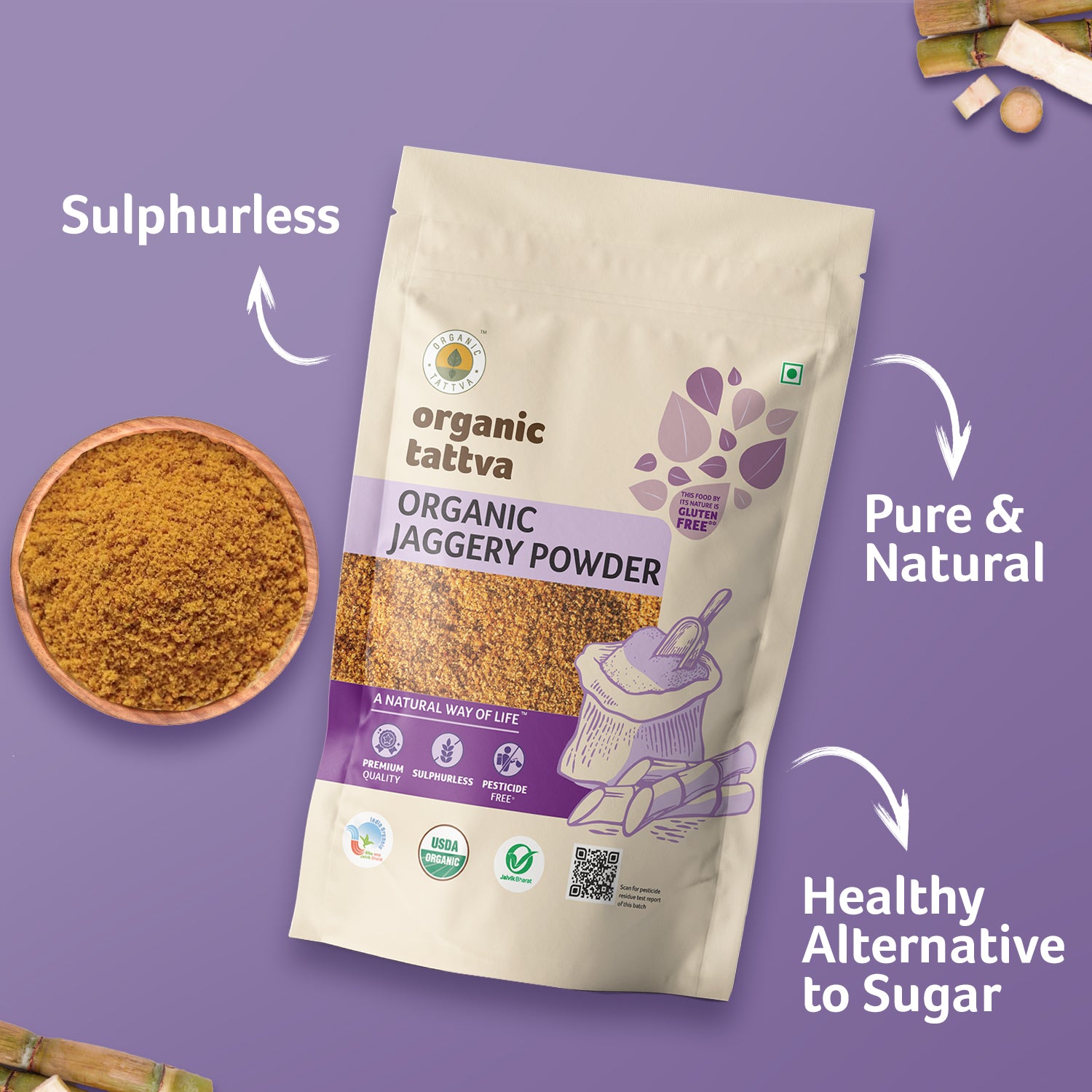 Organic Jaggery Powder