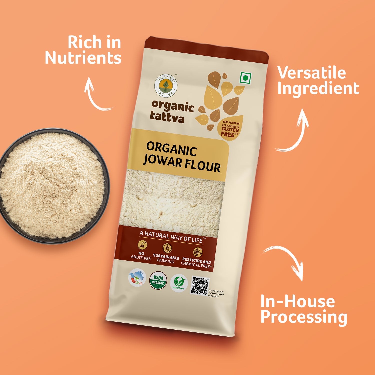 Organic Jowar Flour