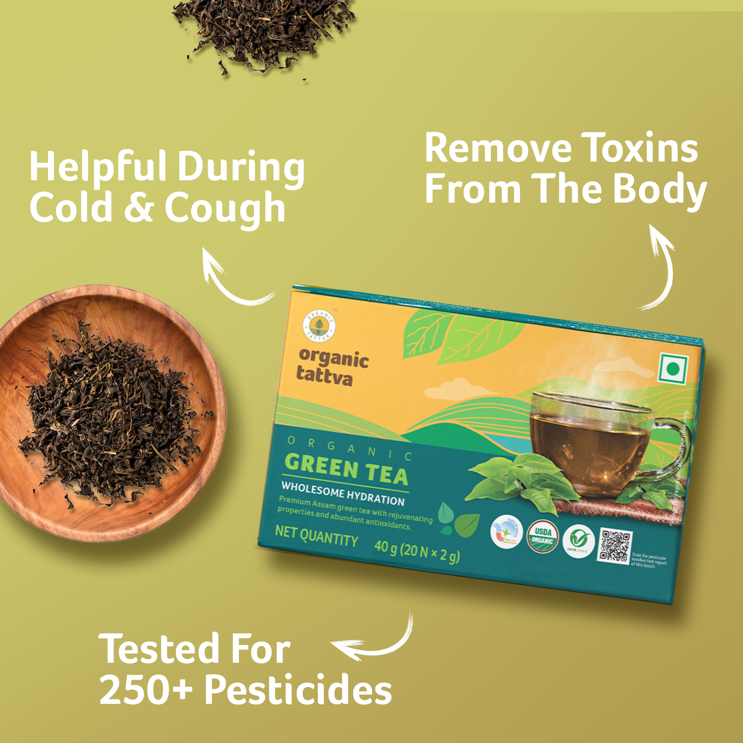 Organic Green Tea (20 teabags)