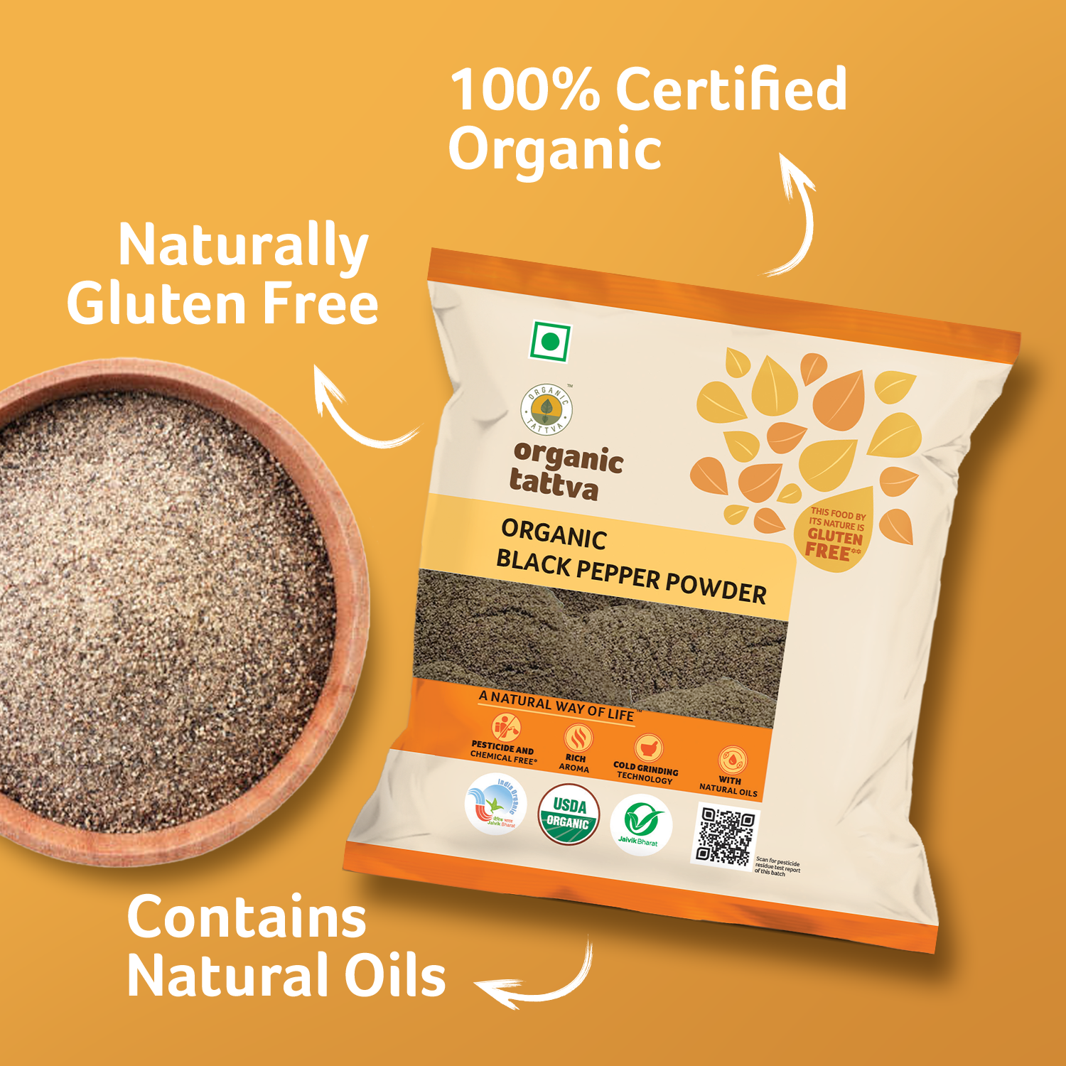 Organic Black Pepper Powder