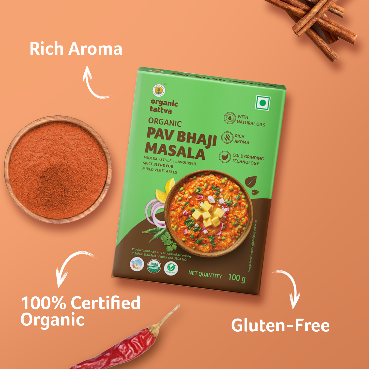 Organic Pav Bhaji Masala