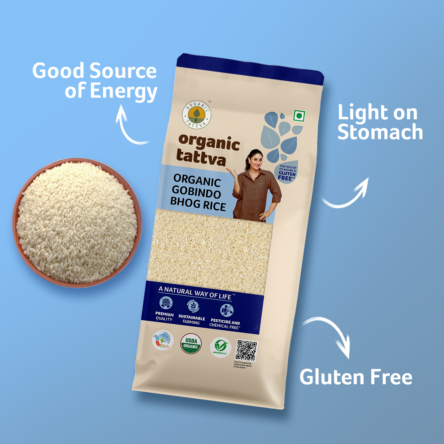 Organic Gobindo bhog Rice view 3