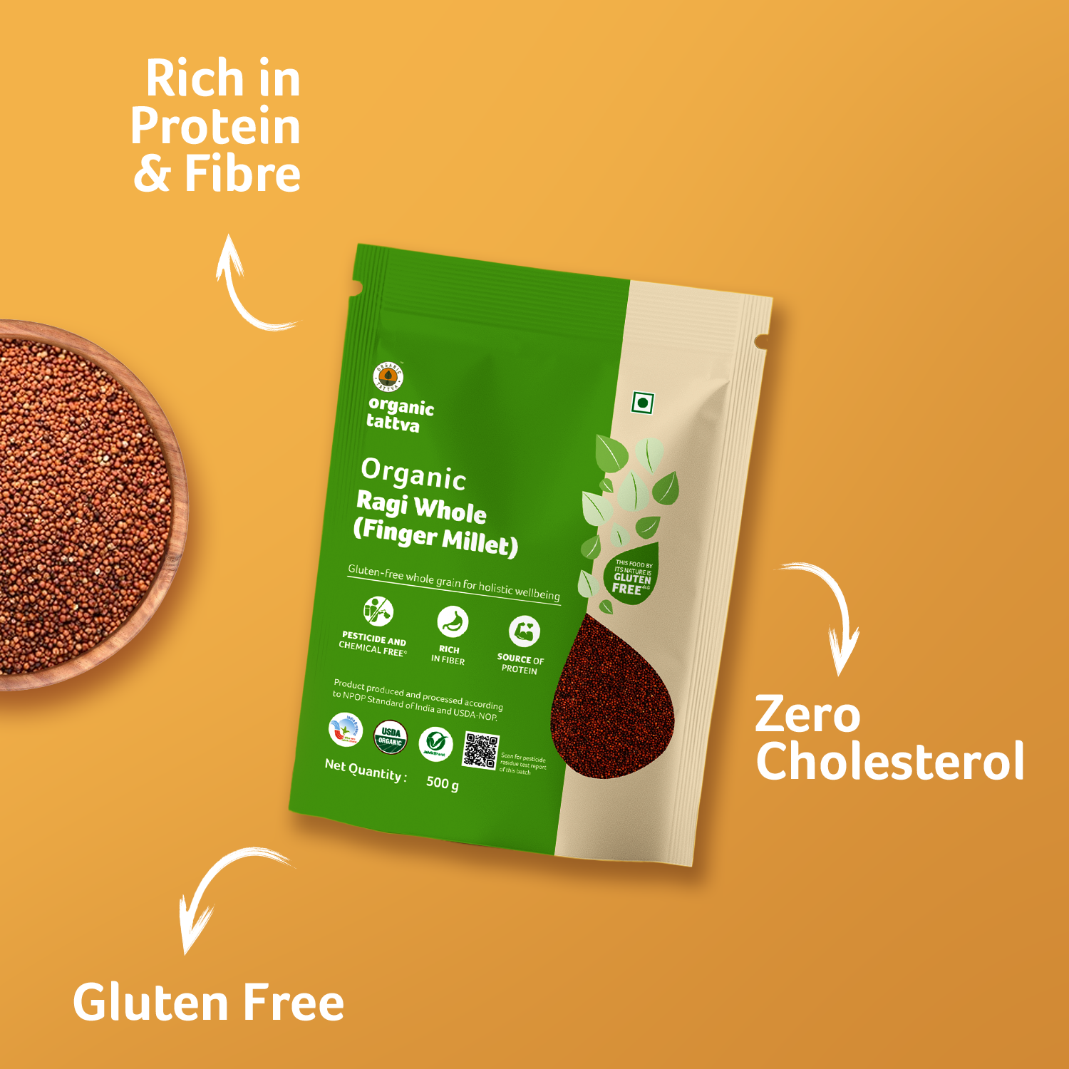 Organic Ragi Whole
