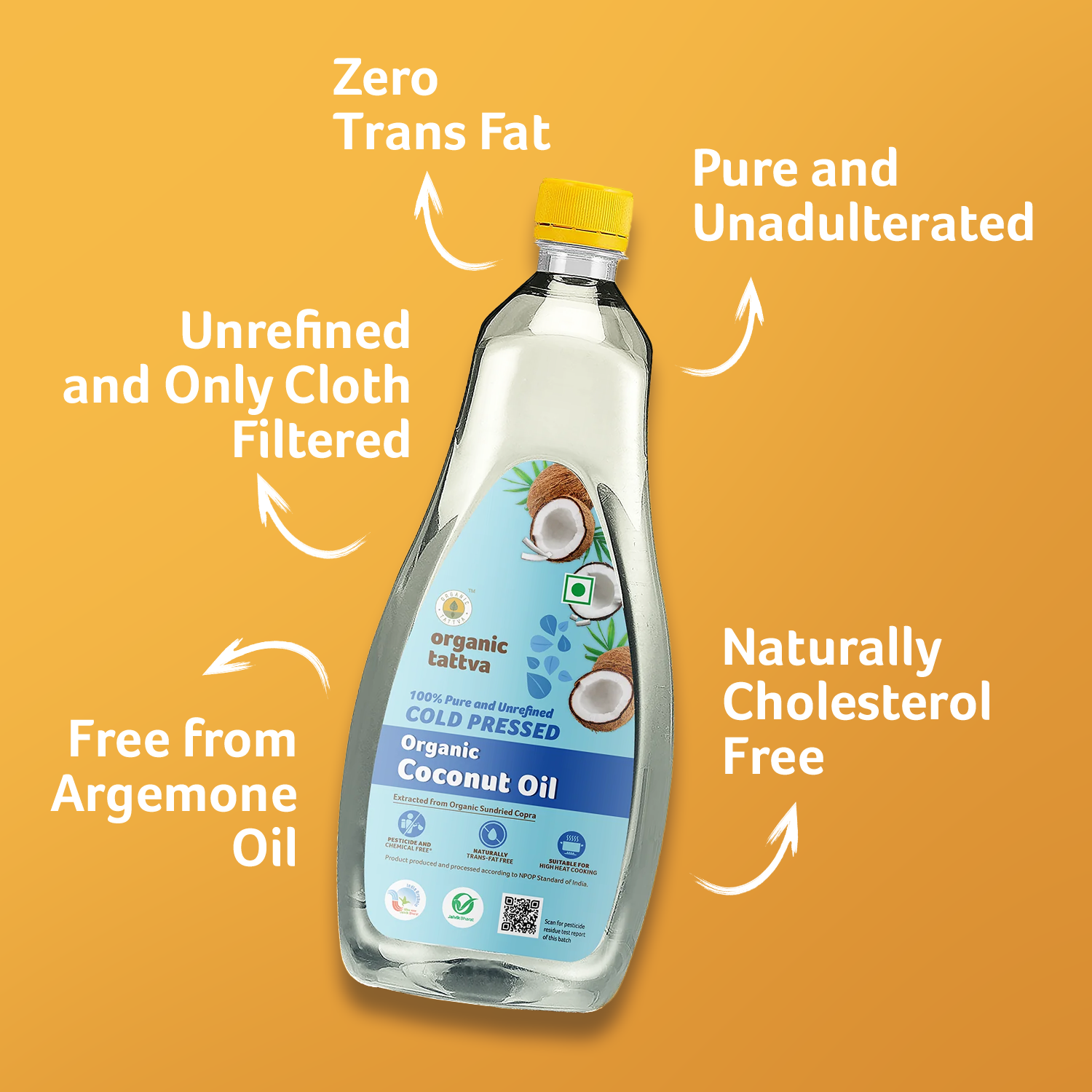 Organic Cold Pressed Coconut Oil