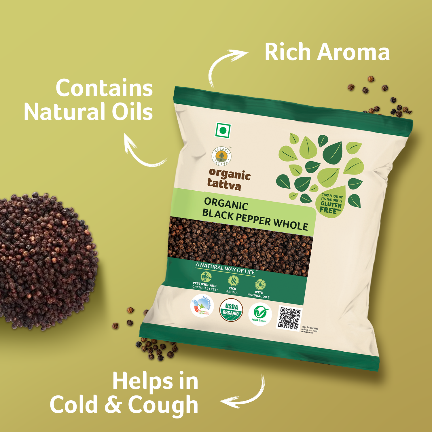 Organic Black Pepper Whole