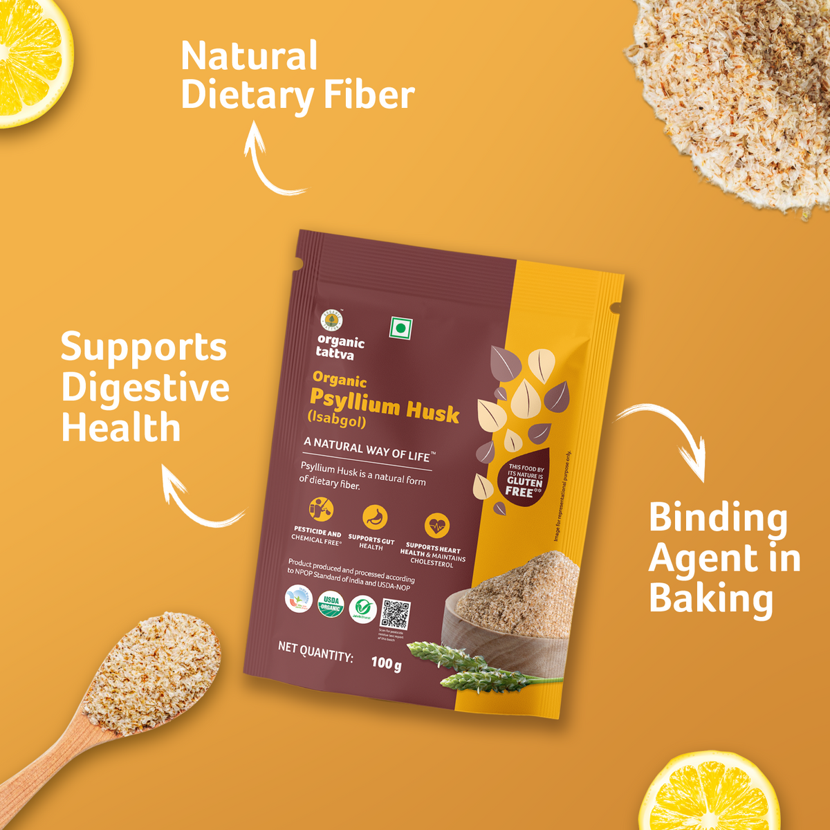 Shop Organic Psyllium Husk
