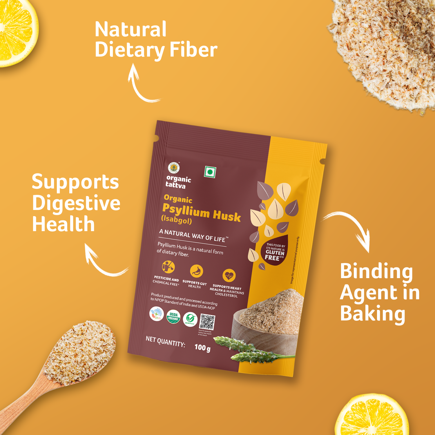 Shop Organic Psyllium Husk
