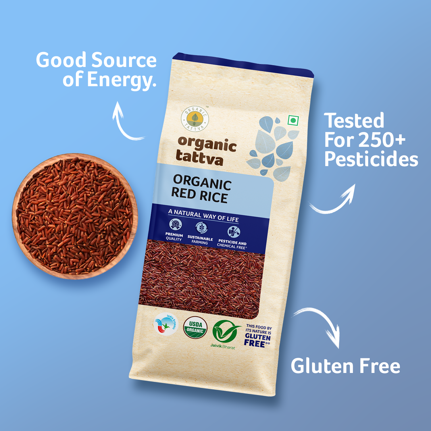 Organic Red Rice