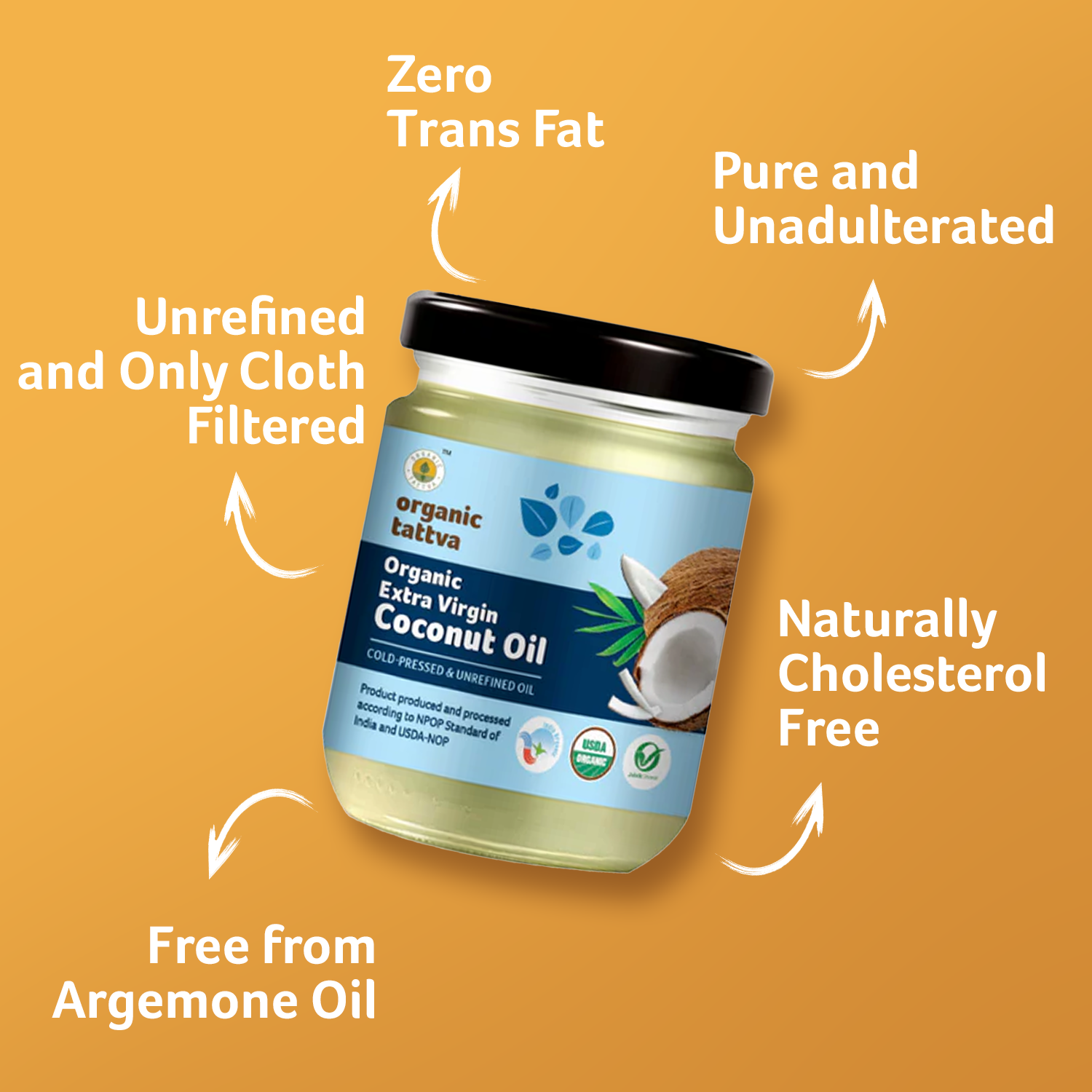 Organic Cold Pressed Virgin Coconut Oil