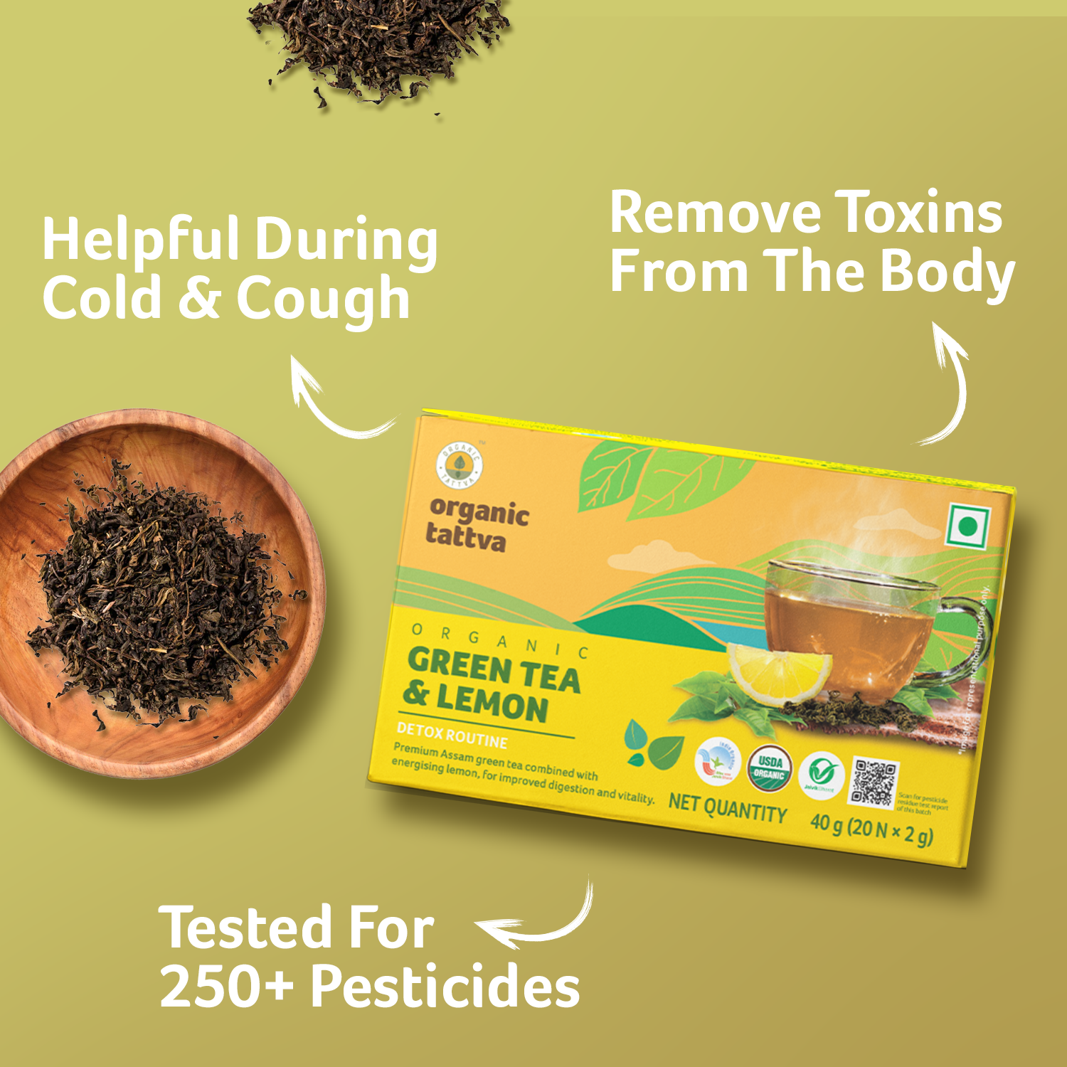 Organic Green Tea & Lemon