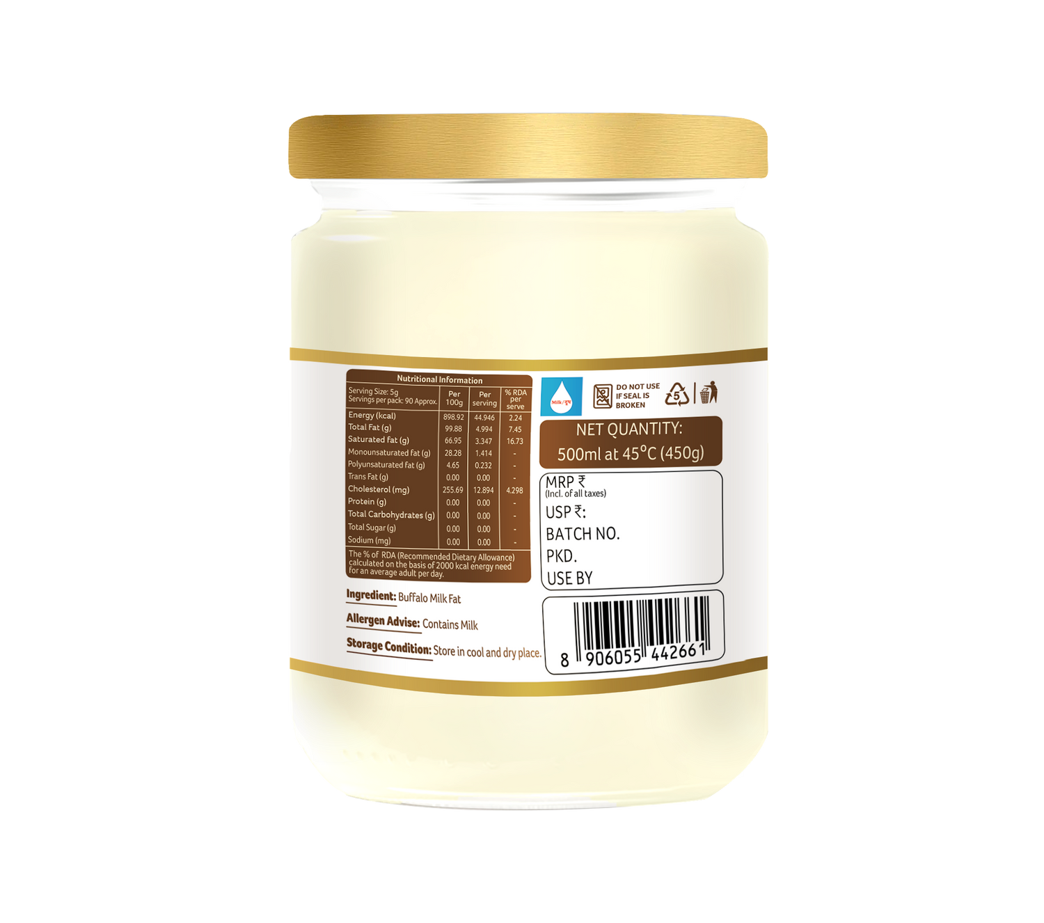 NATURAL TATTVA Buffalo Ghee