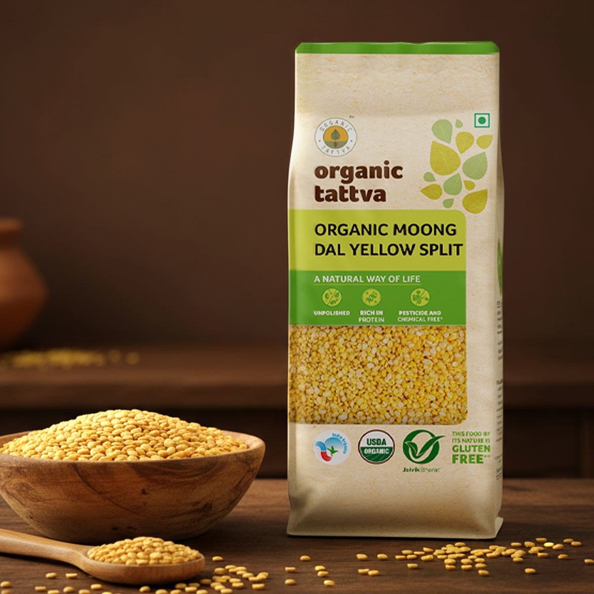 Organic Moong Dal Yellow Split