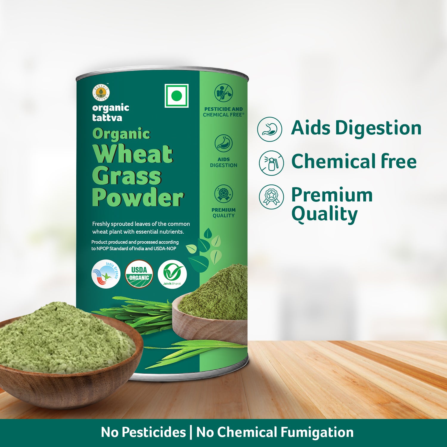 Organic Wheat Grass Powder