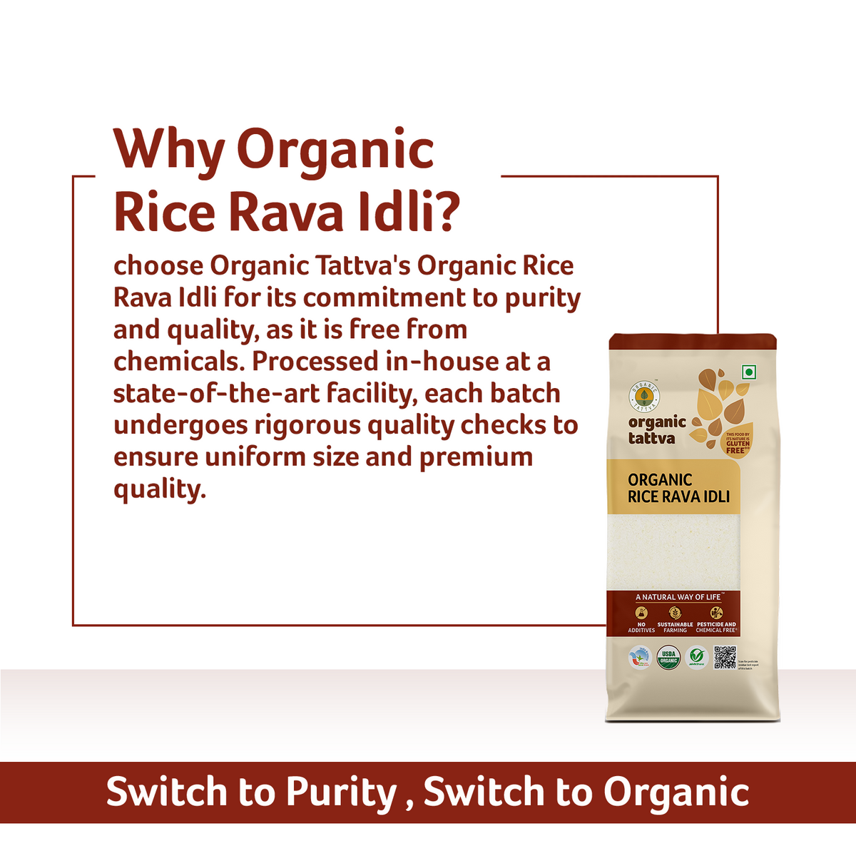Happy Org Rice Rava Buy Rice Rava Idli Online – Organic & Healthy Breakfast – Organic Tattva