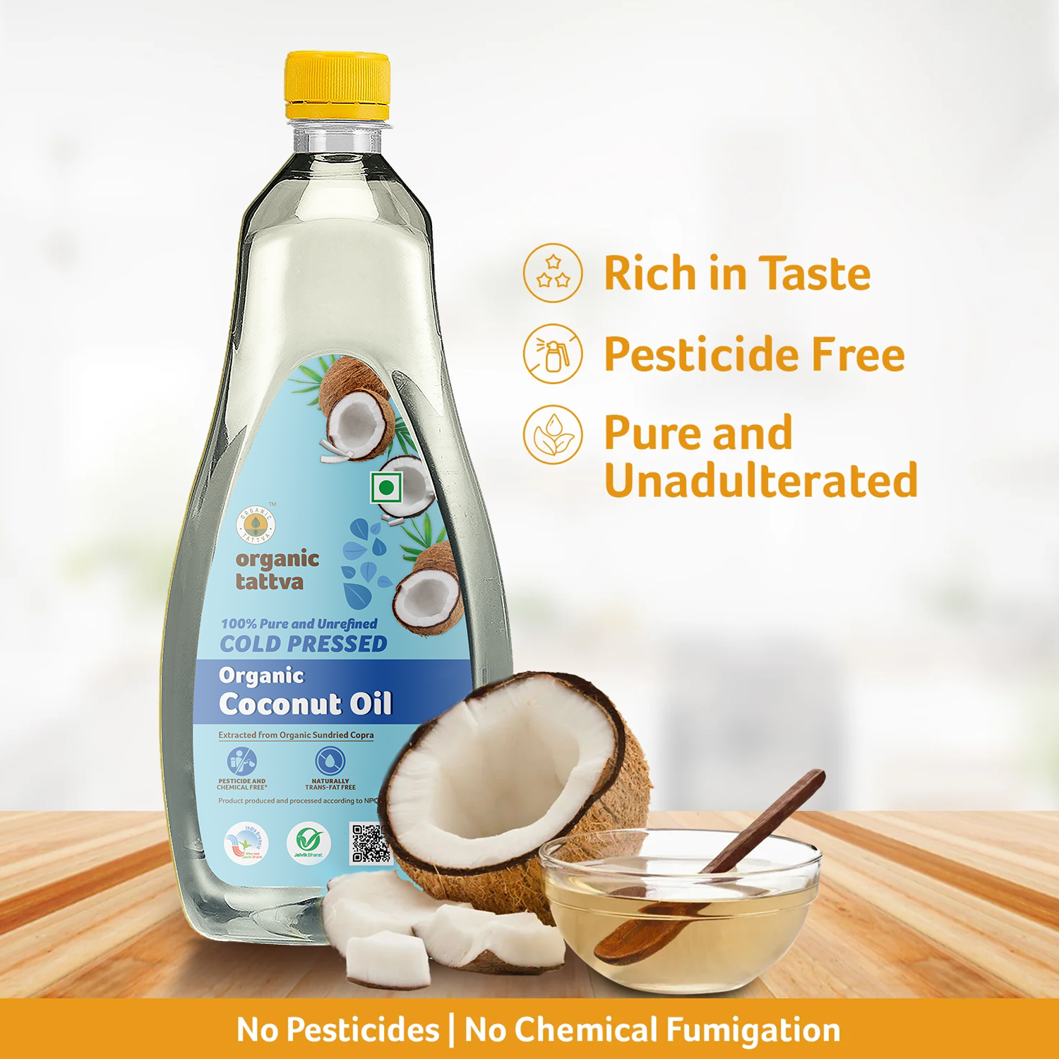 Organic Cold Pressed Coconut Oil