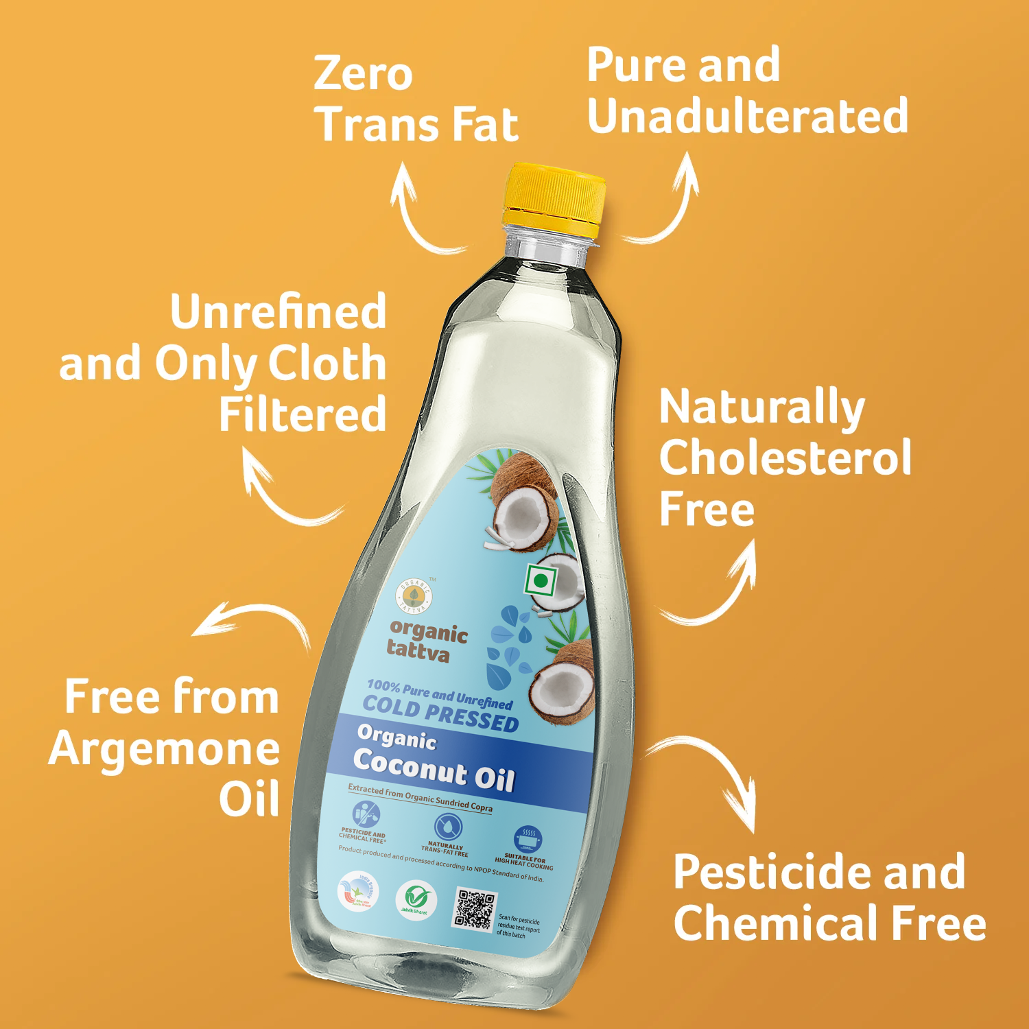 Organic Cold Pressed Coconut Oil