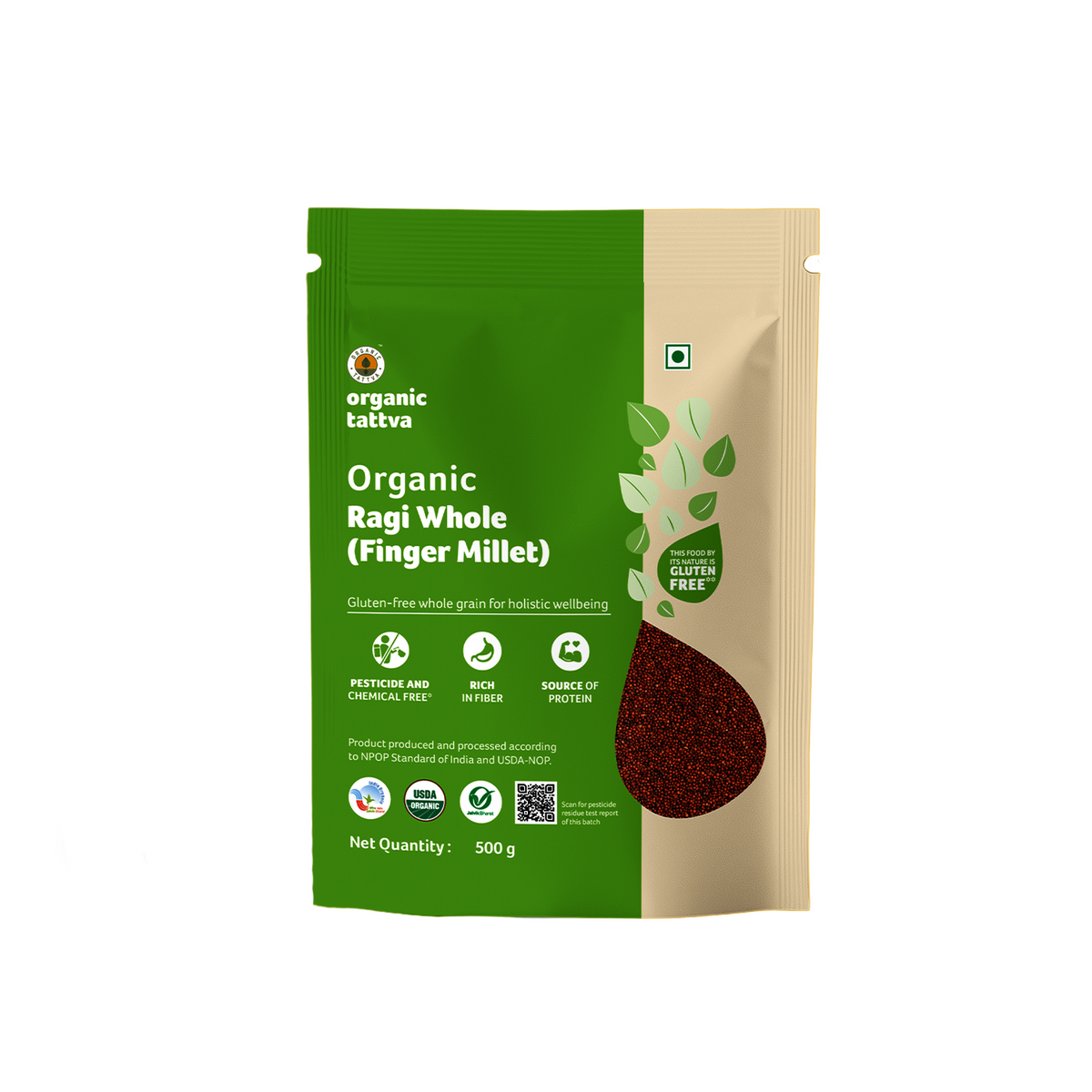 Whole Ragi Organic Ragi Whole | 100% Vegan, Gluten Free and NO Preservatives ...