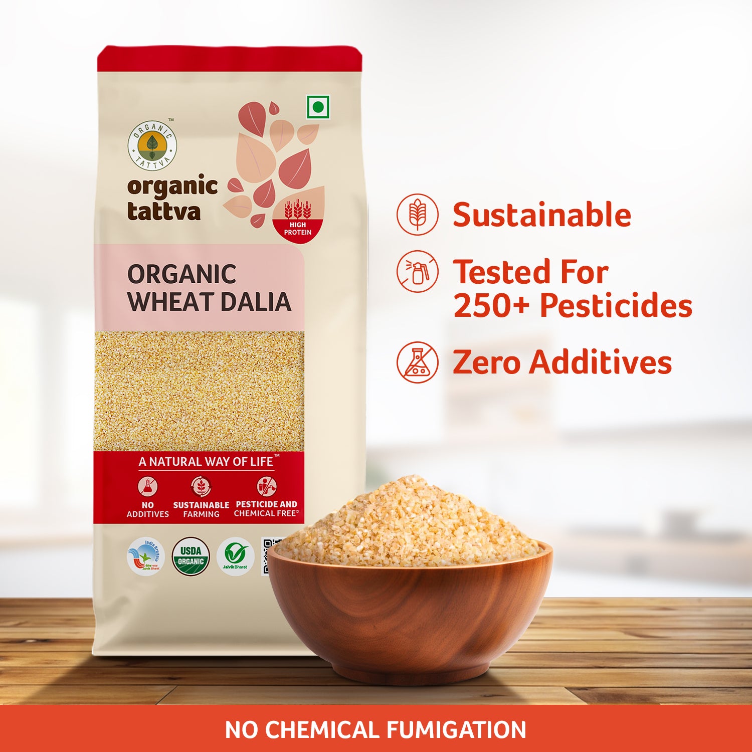 Organic Wheat Dalia