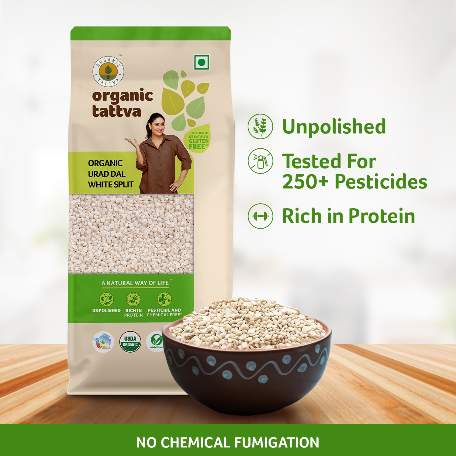 Organic Urad Dal White Split