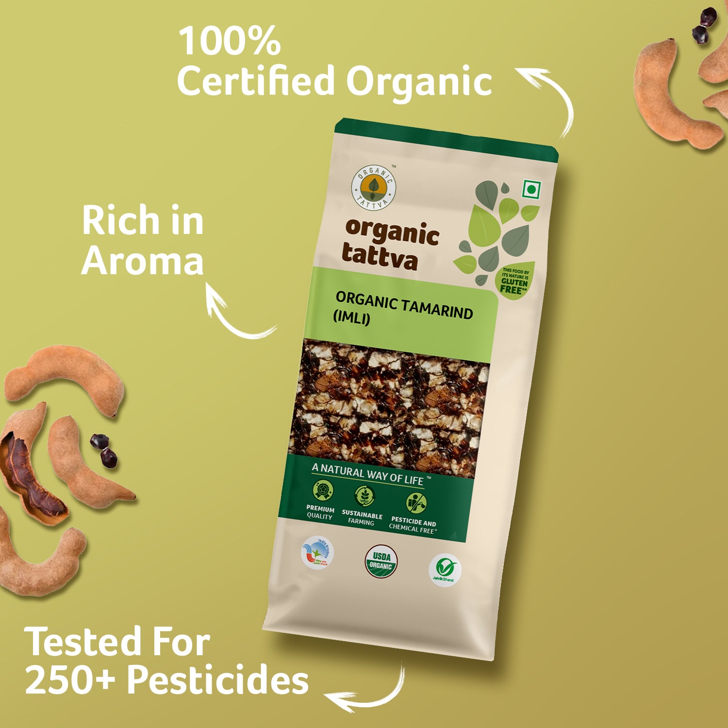 Organic Tamarind Whole